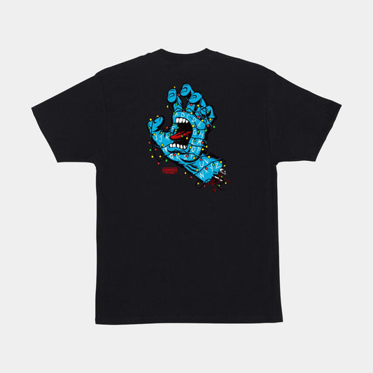 Santa Cruz Stranger Things Screaming Lights T-Shirt - Black