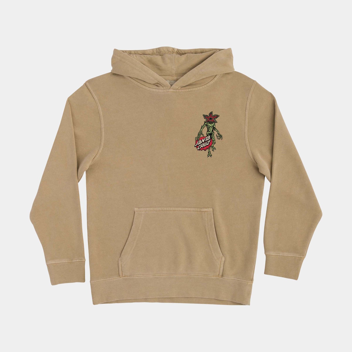 Santa Cruz Stranger Things Demogorgon Dot Youth Hoodie - Sandstone