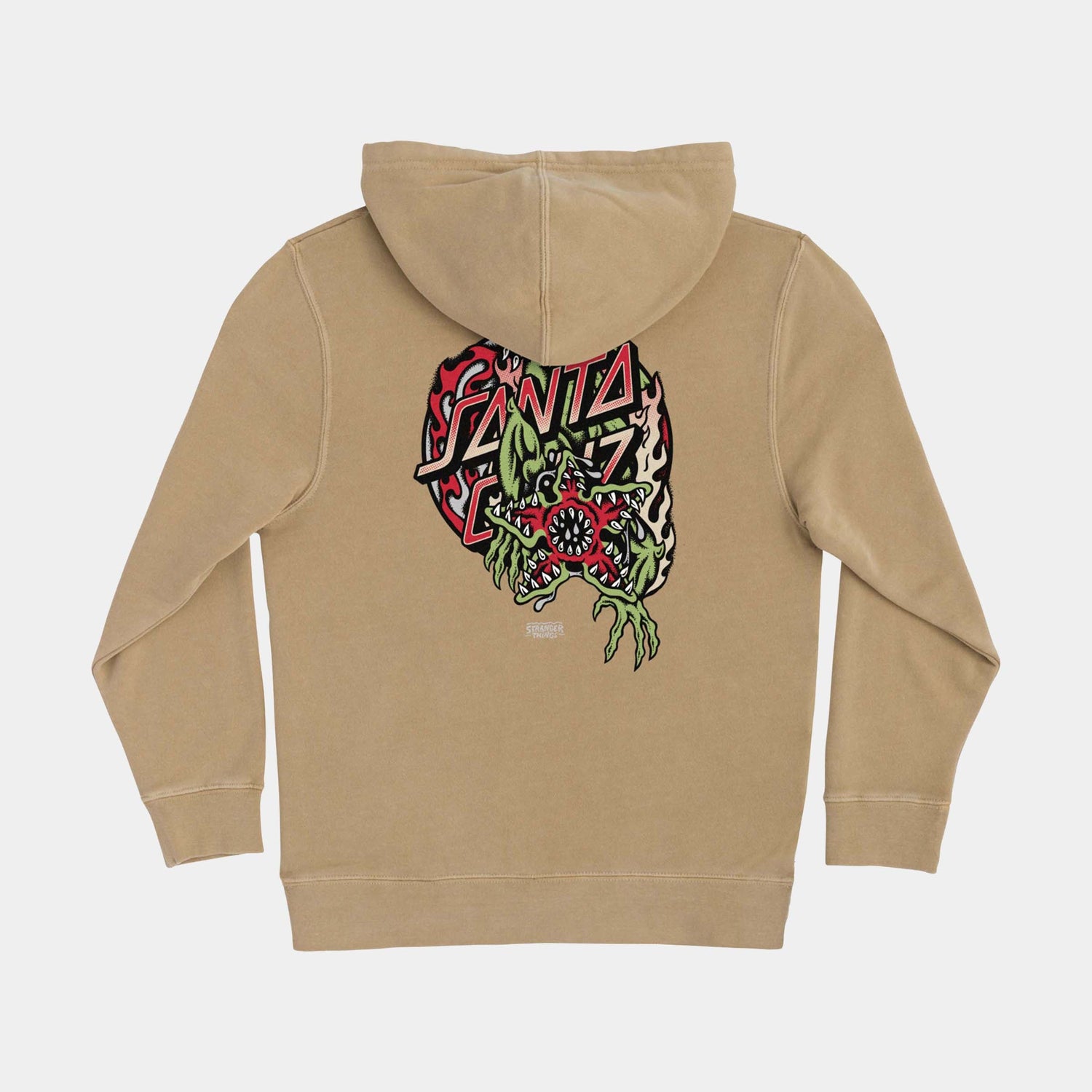 Santa Cruz Stranger Things Demogorgon Dot Youth Hoodie - Sandstone