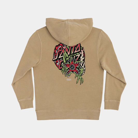 Santa Cruz Stranger Things Demogorgon Dot Youth Hoodie - Sandstone
