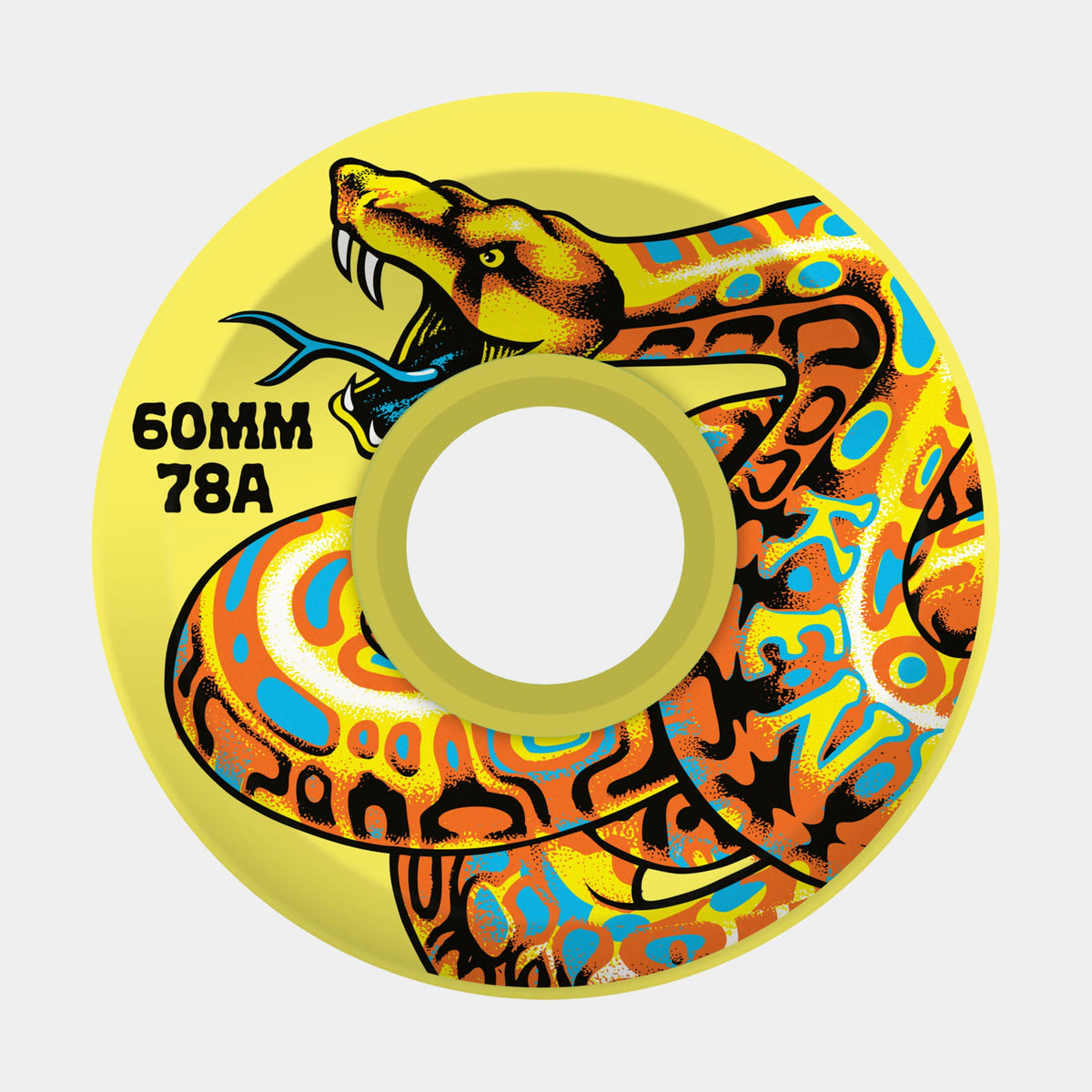 Santa Cruz | Jeff Kendall Snake OG Slime 78a Slime Balls Wheels Yellow