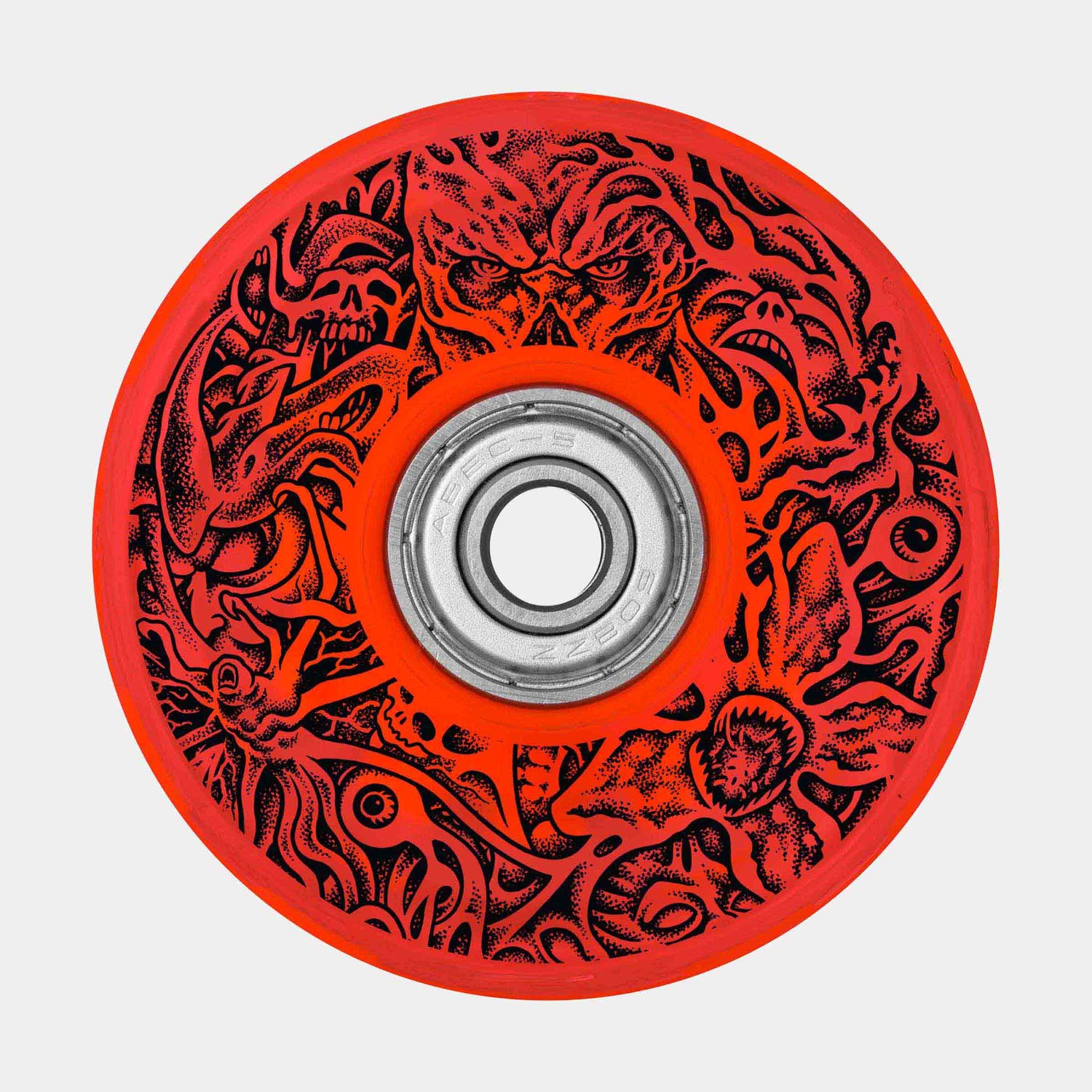Santa Cruz Stranger Things Hellfire Slime Balls Wheels - Red