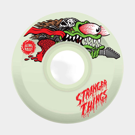 Santa Cruz Stranger Things Meek Slasher Slime Balls Wheels - White