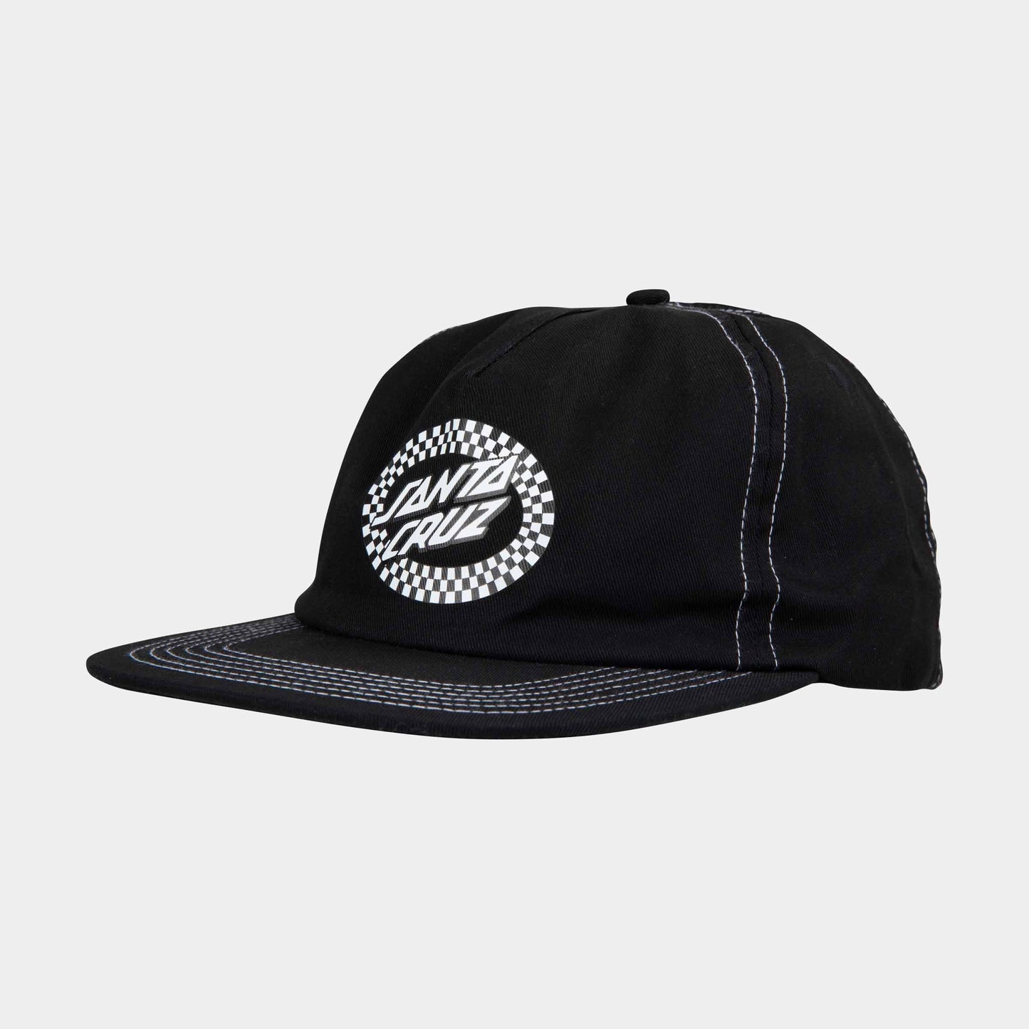 Santa Cruz Collage Oval Dot Snapback Black