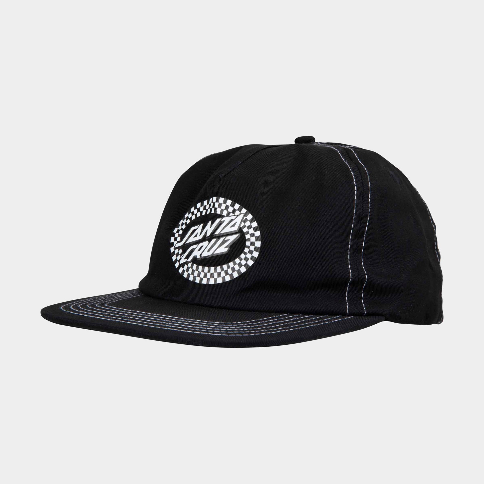 Santa Cruz Collage Oval Dot Snapback Black