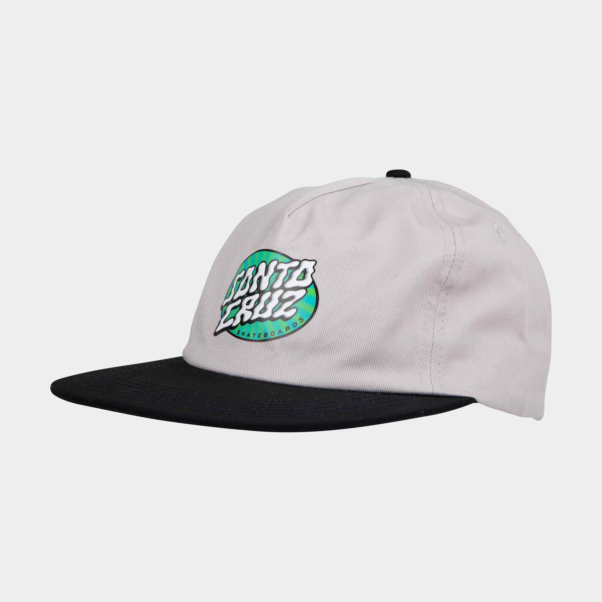 Santa Cruz Vertigo Dot Snapback Grey Black