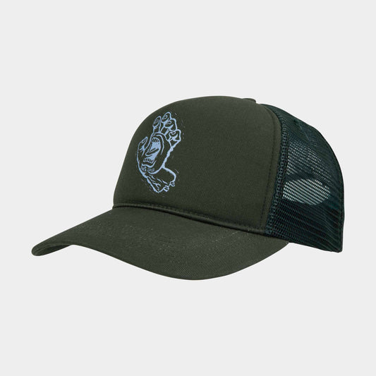 Santa Cruz Stamped Screaming Hand Meshback Kale