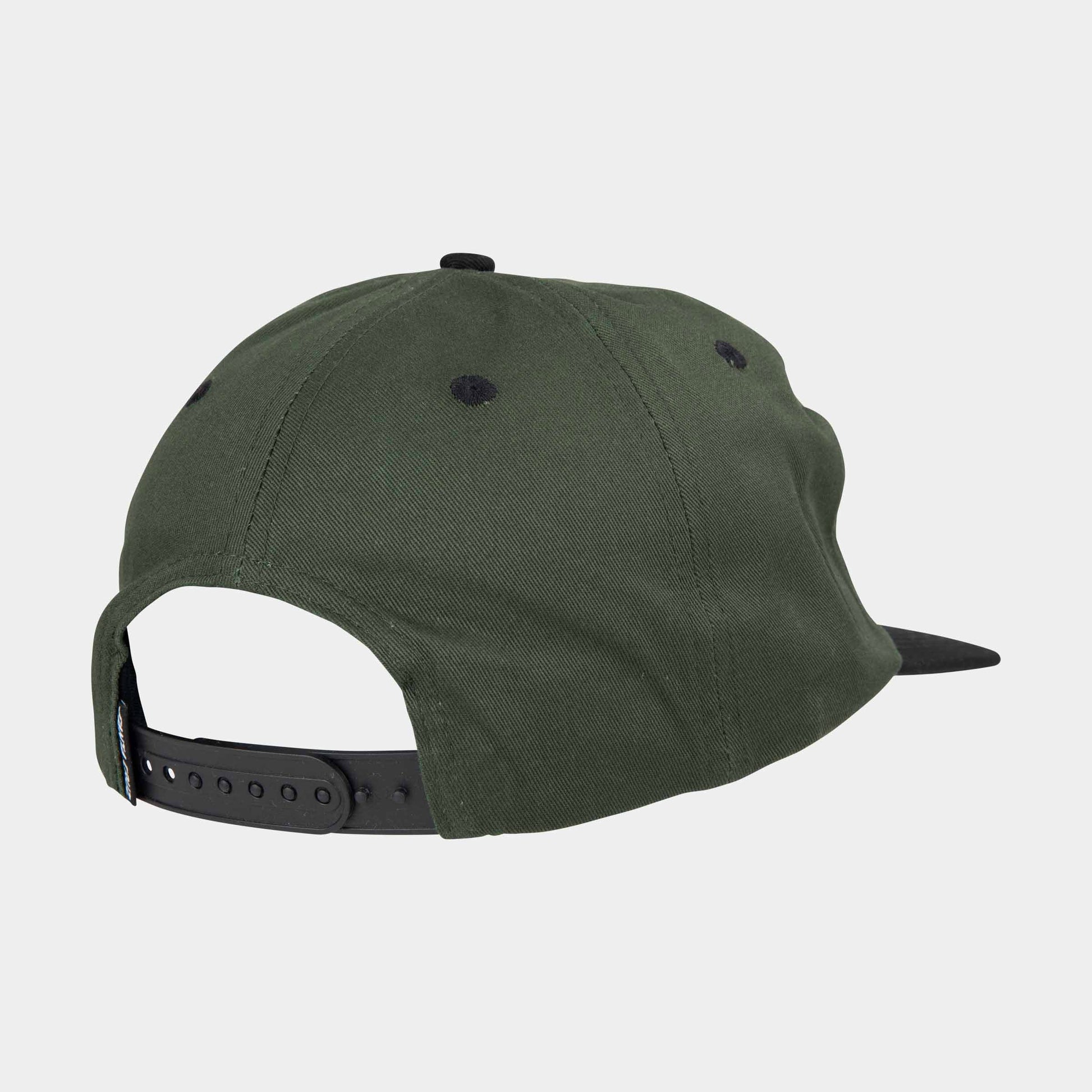 Santa Cruz Stamped Opus Snapback Kale Black