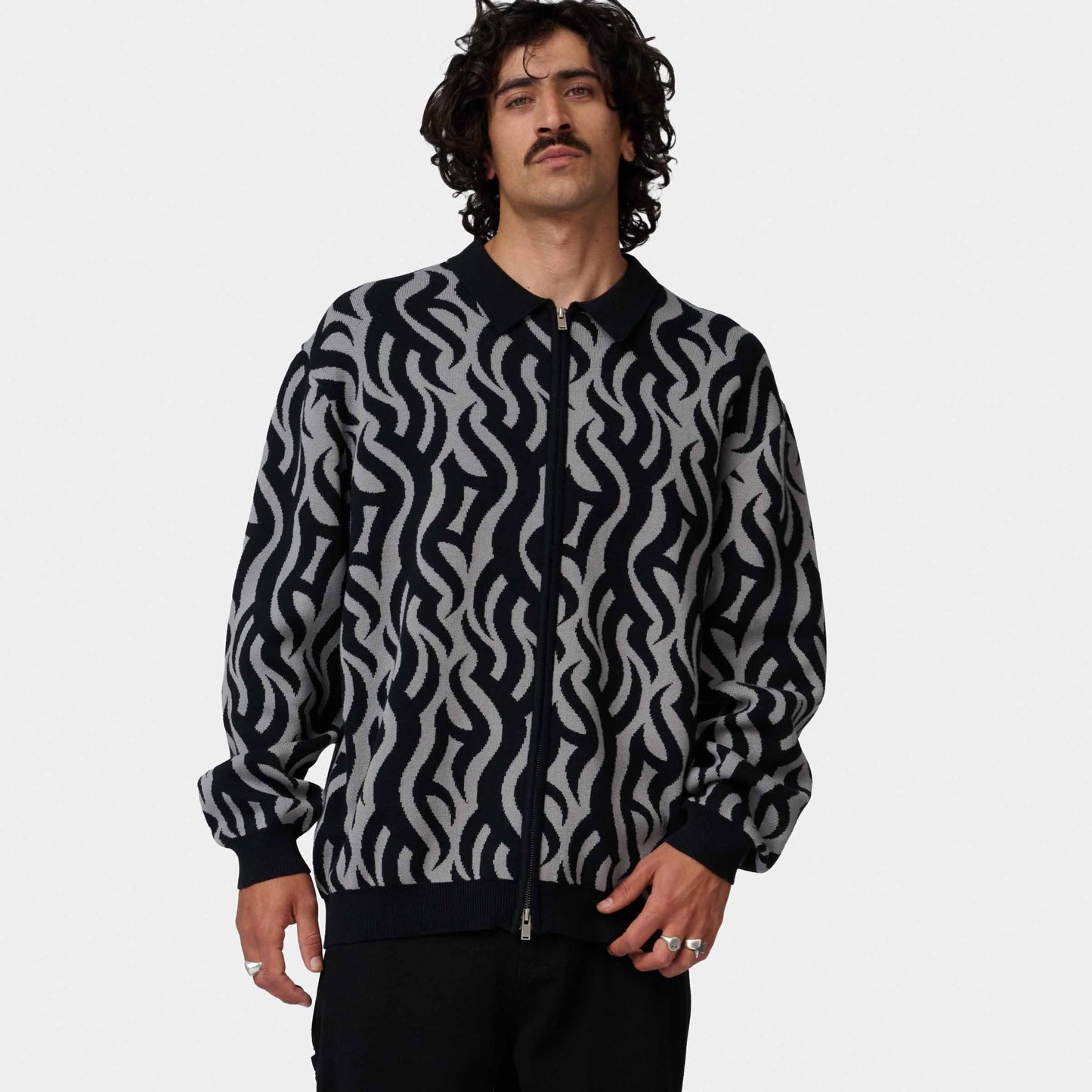 Santa Cruz Harmon Zip Cardigan Dressen Tribal