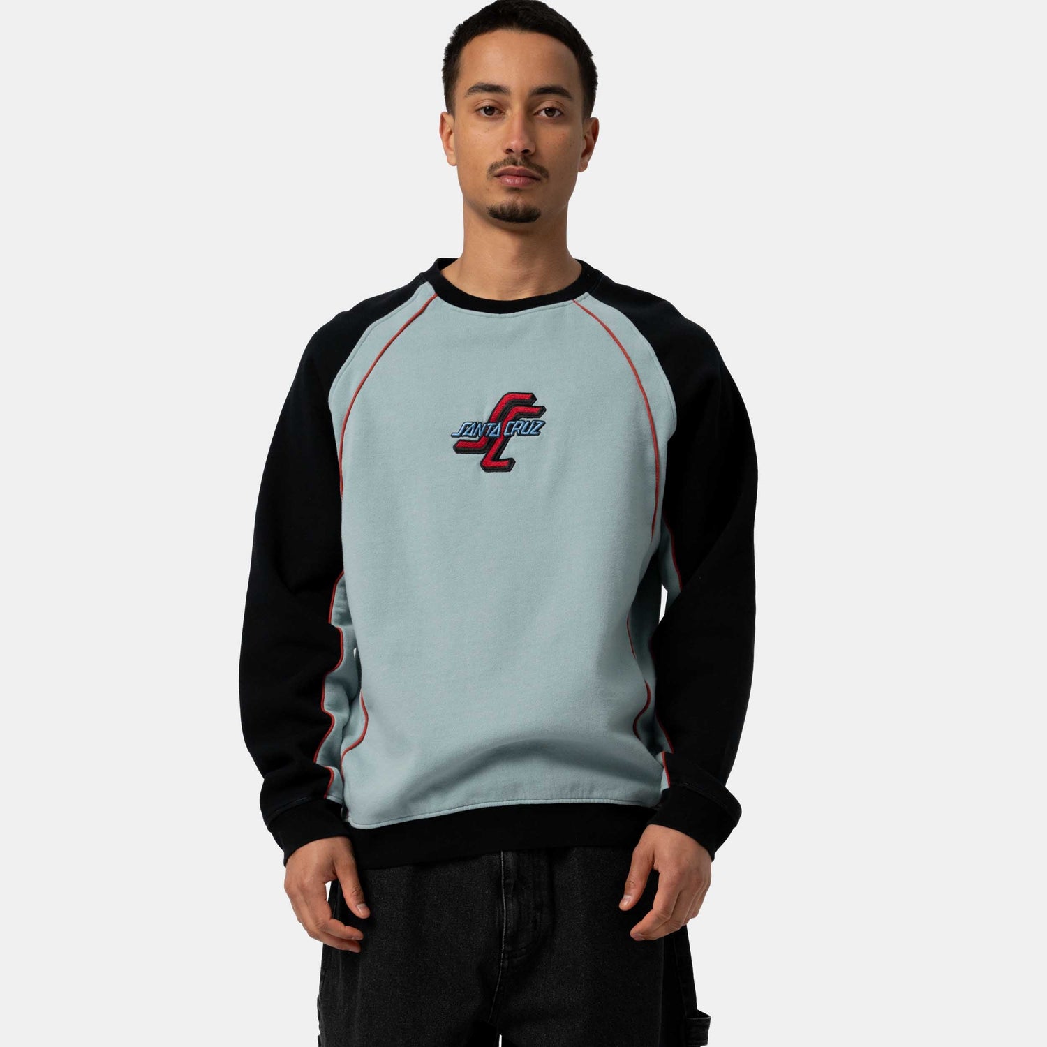 Santa Cruz Ogteam Crew Stone Blue Black