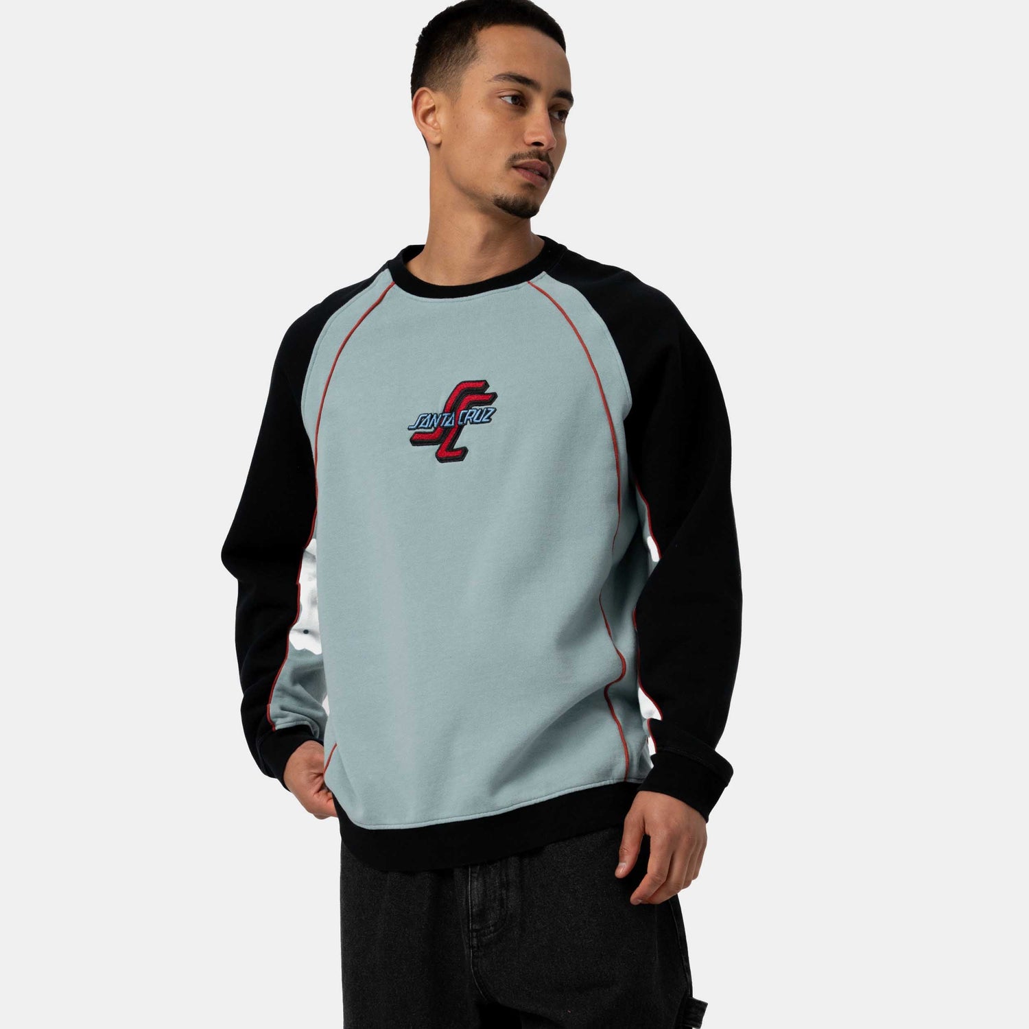 Santa Cruz Ogteam Crew Stone Blue Black