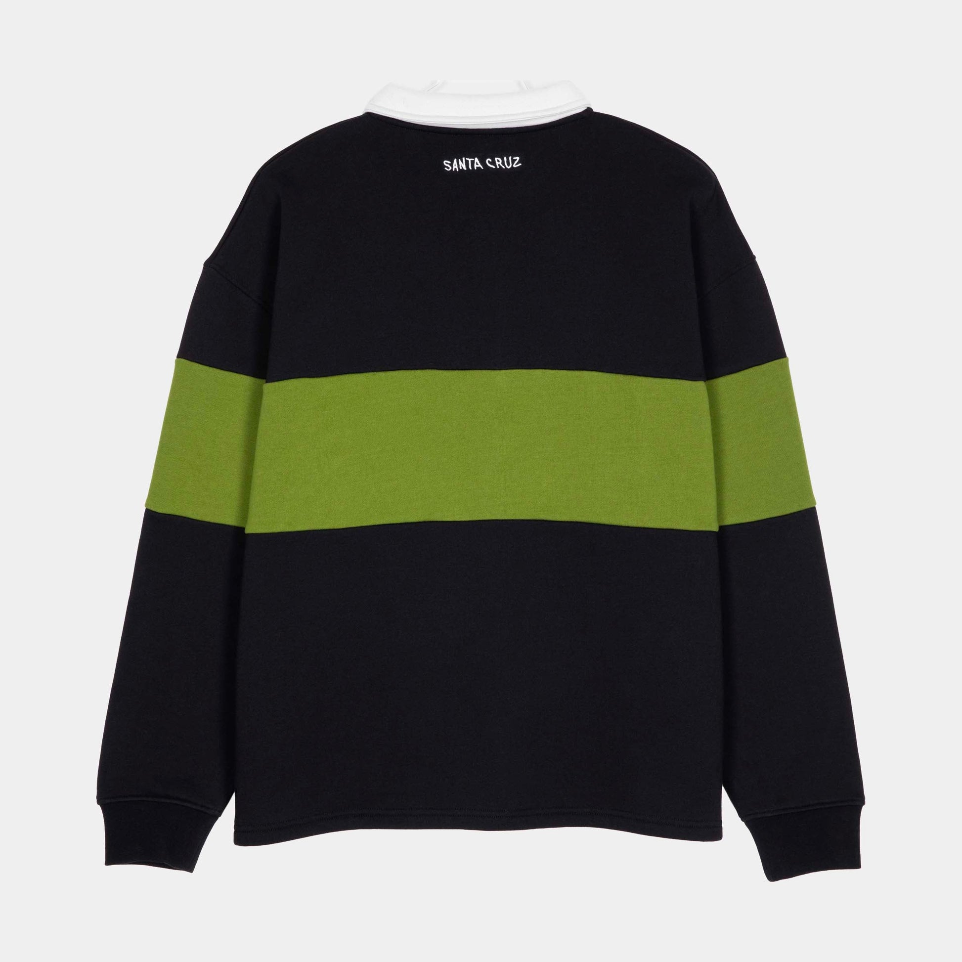 Santa Cruz Screaming Mini Flame 1 4 Zip Crew Black