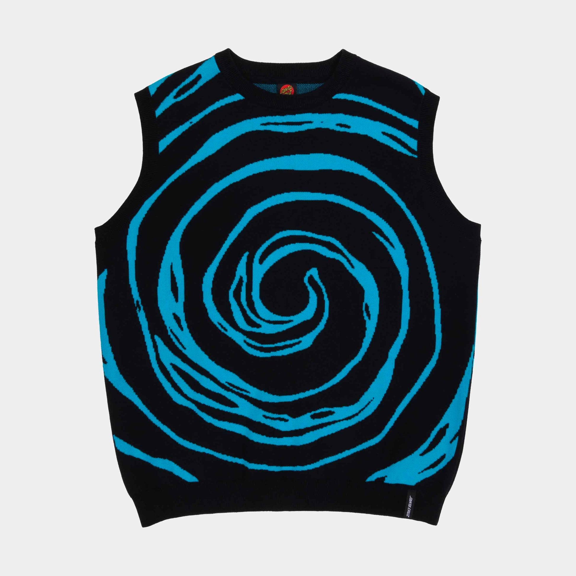 Santa Cruz Vortex Knit Vest Black