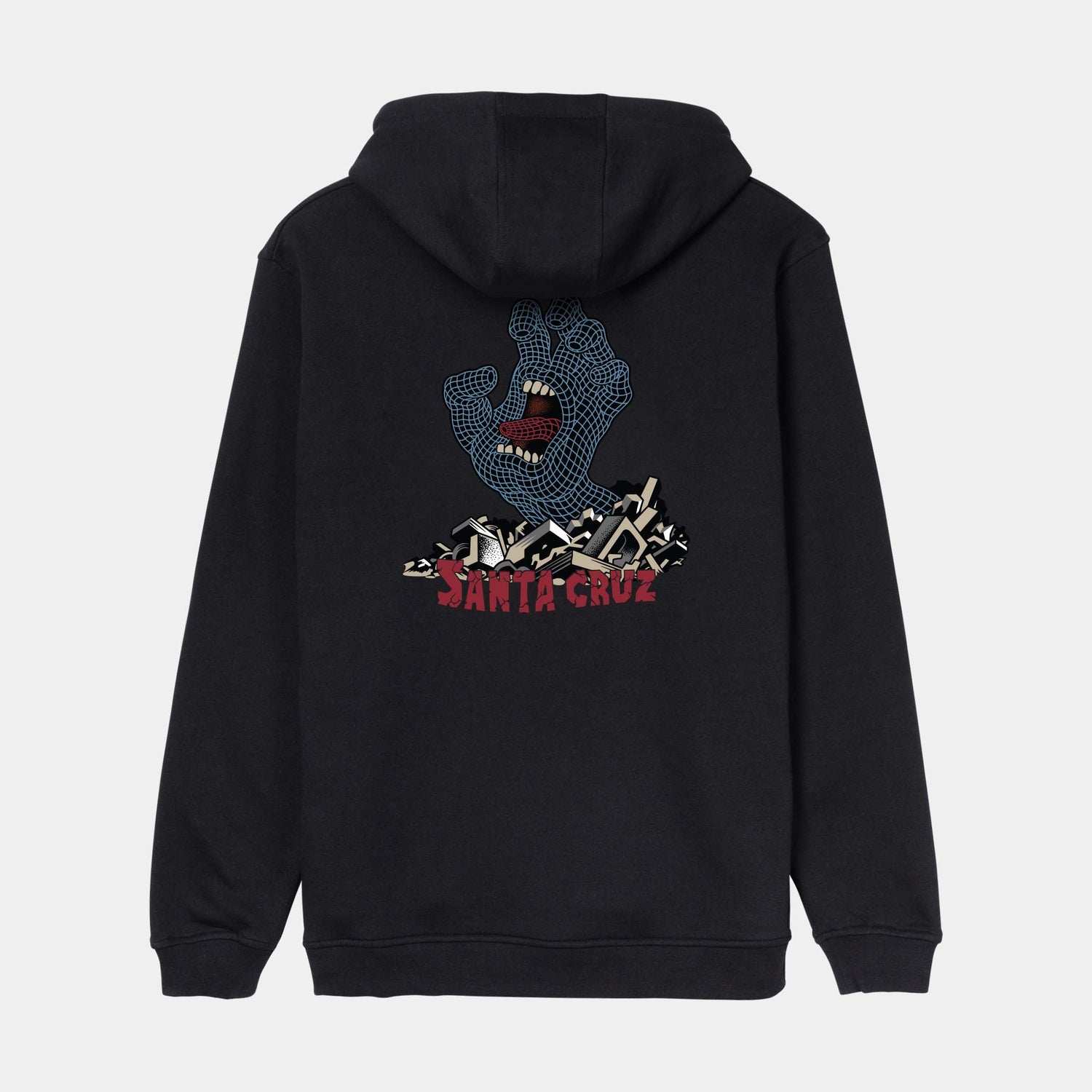 Santa Cruz Kendall Grid Hand Centre Hoodie Black
