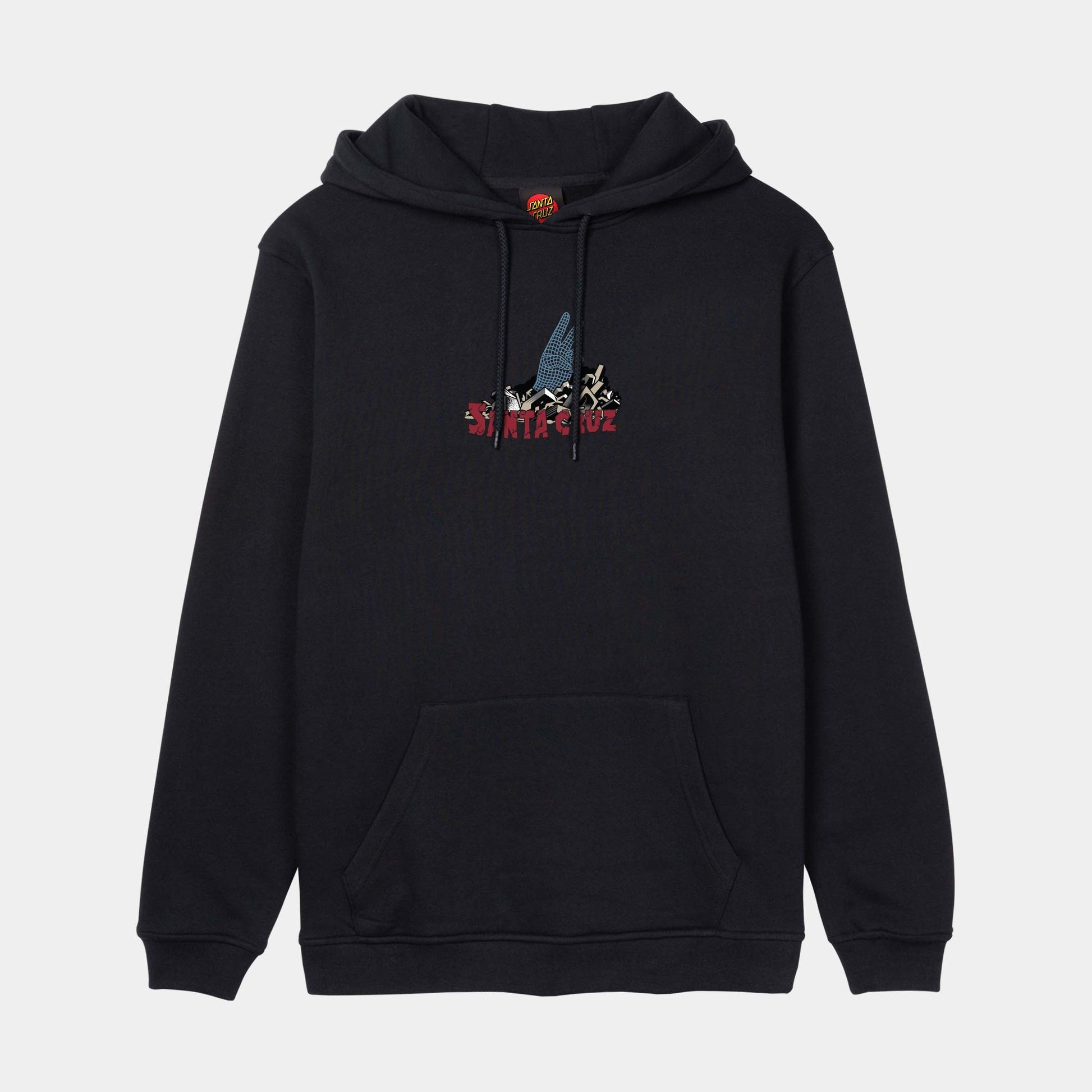 Santa Cruz Kendall Grid Hand Centre Hoodie Black