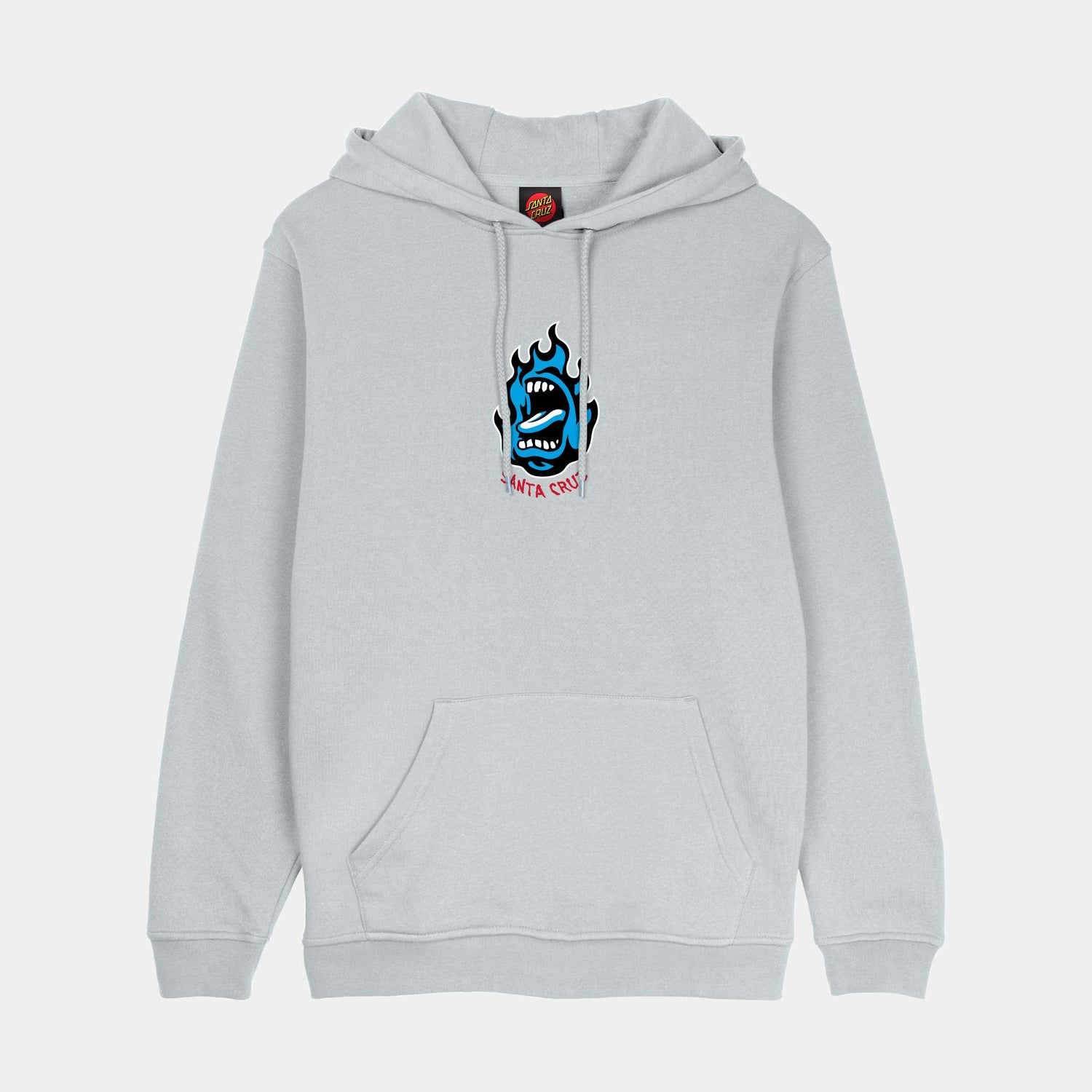 Santa Cruz Screaming Flame Front Hoodie Mist