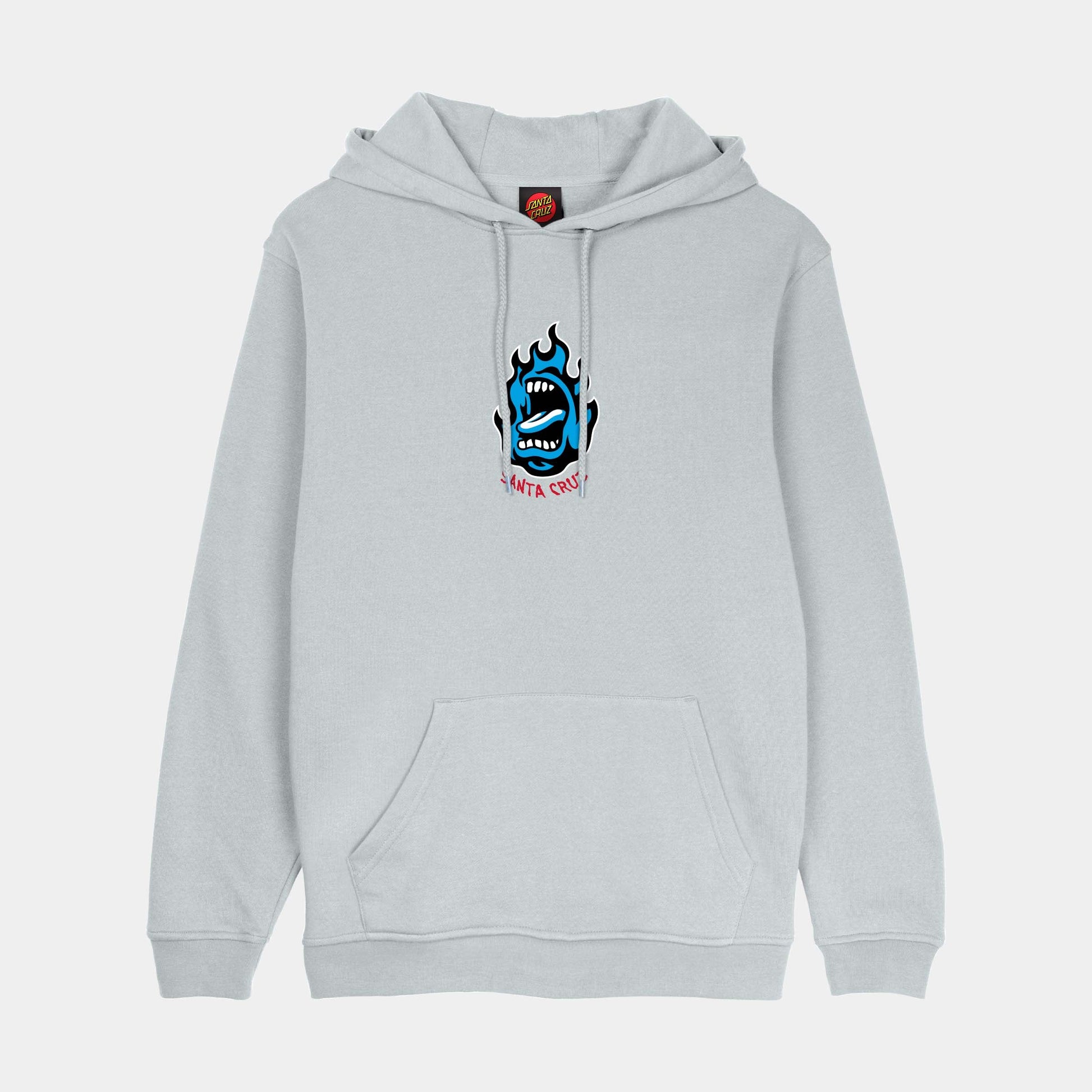 Santa Cruz Screaming Flame Front Hoodie Mist