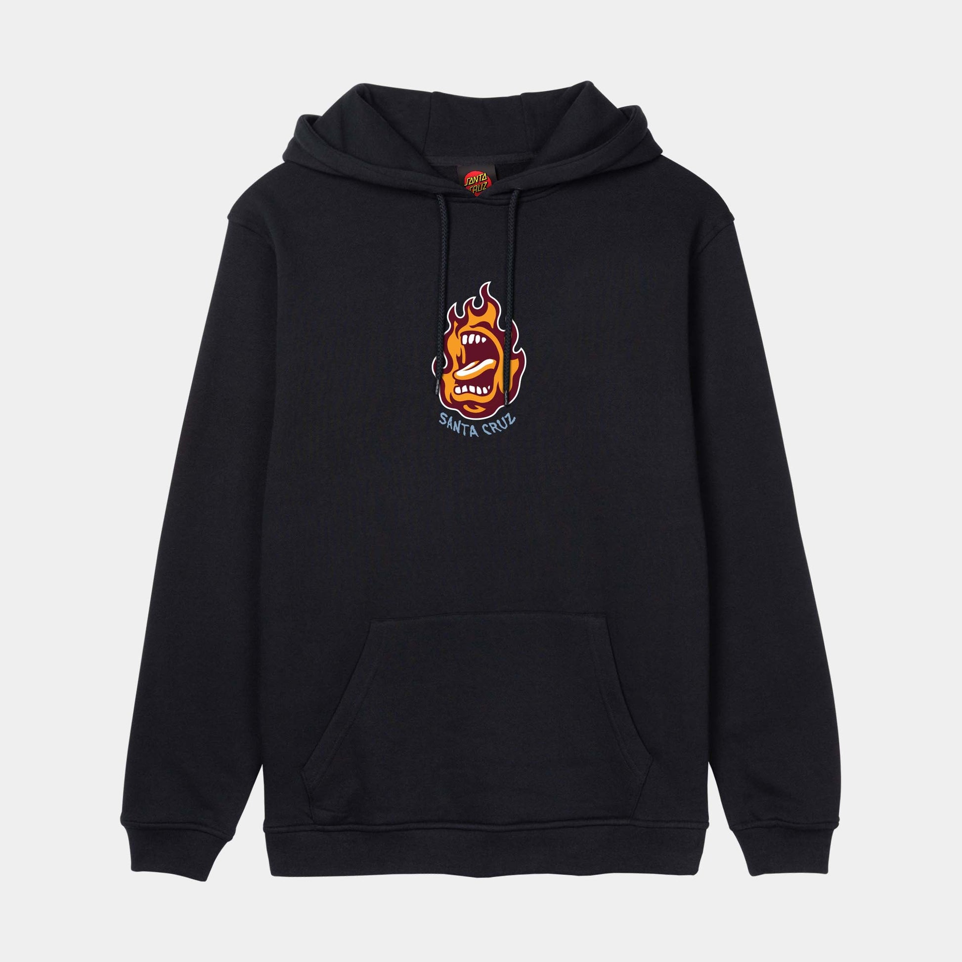 Santa Cruz Screaming Flame Front Hoodie Black
