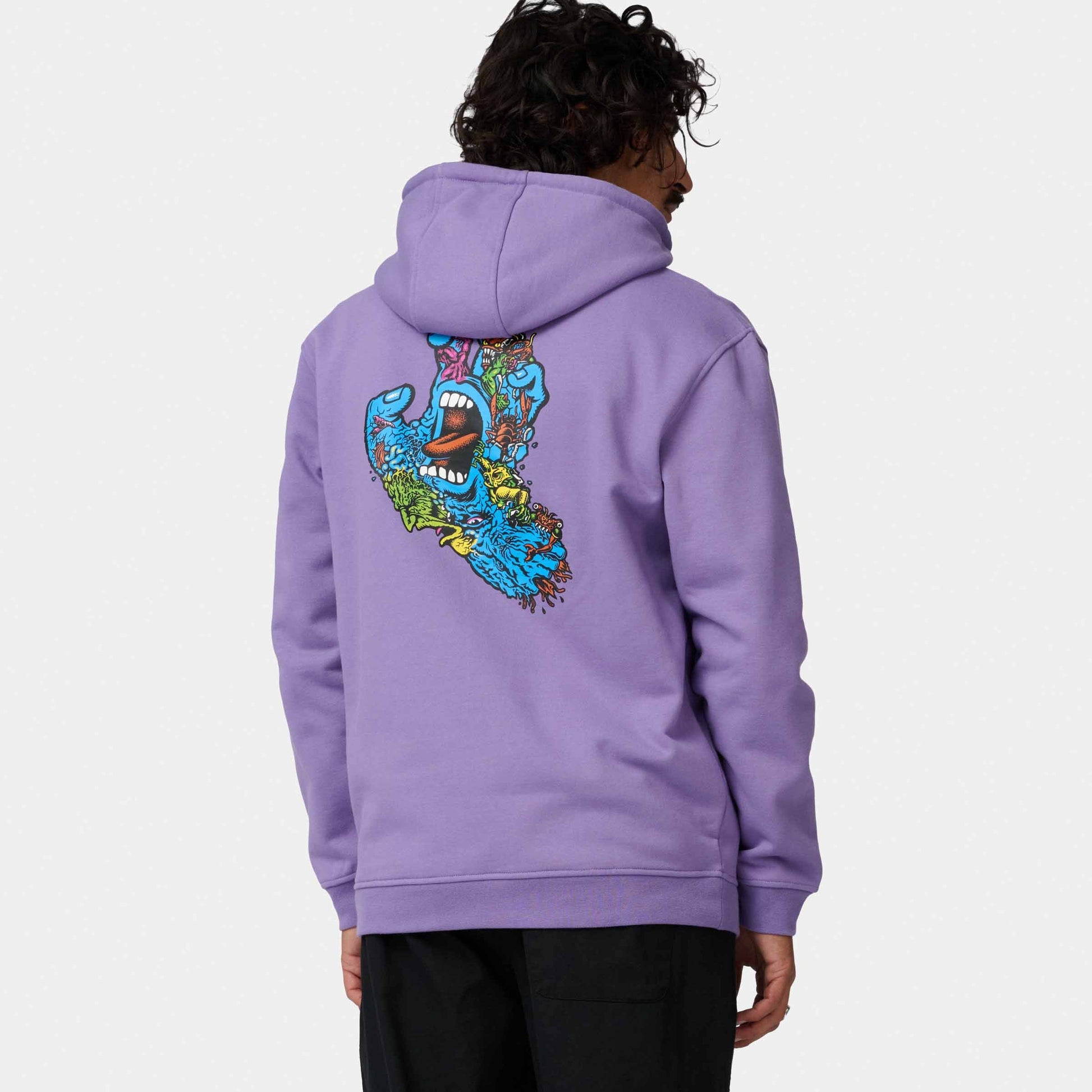Santa Cruz Roskopp Screaming Five Hoodie Purple Haze