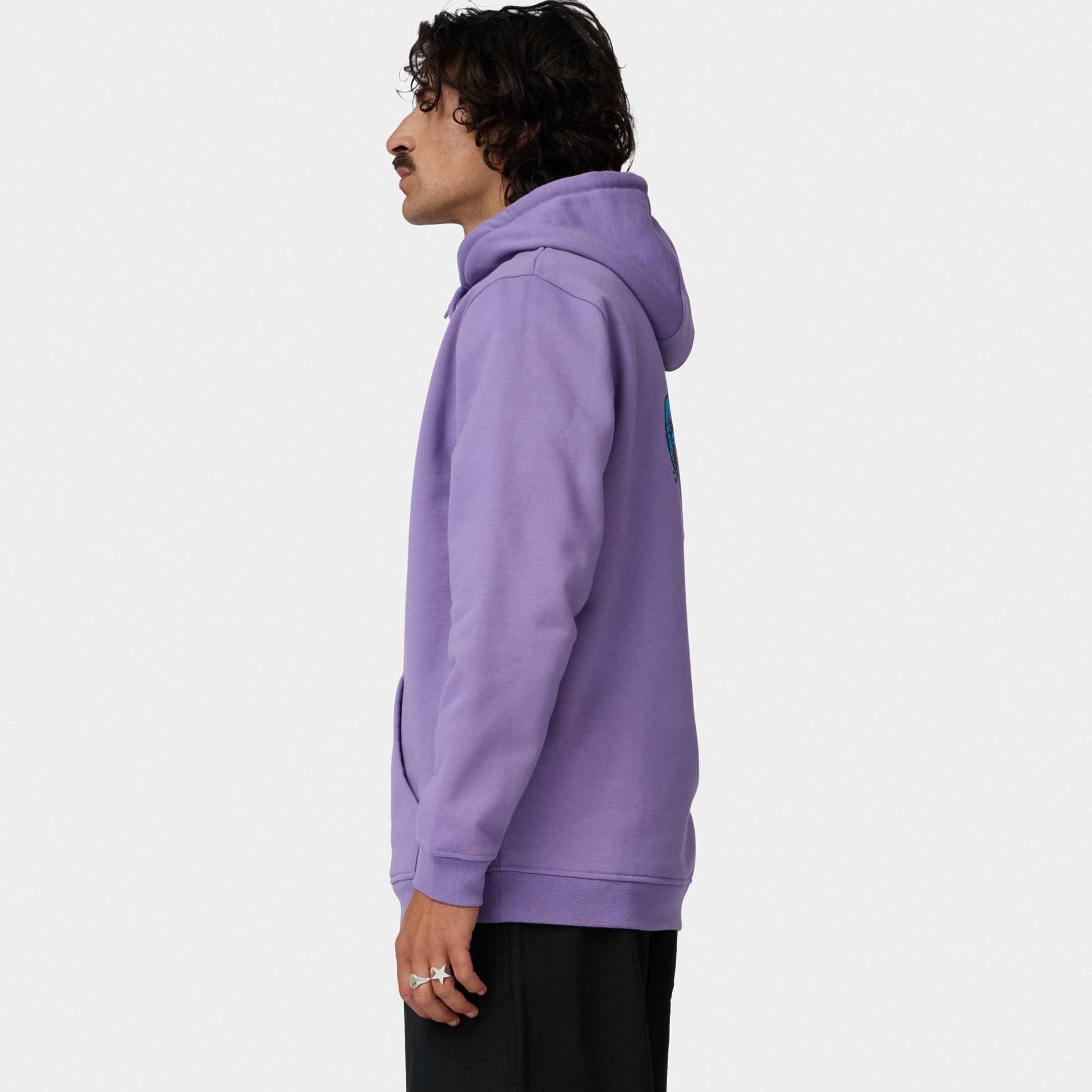 Santa Cruz Roskopp Screaming Five Hoodie Purple Haze