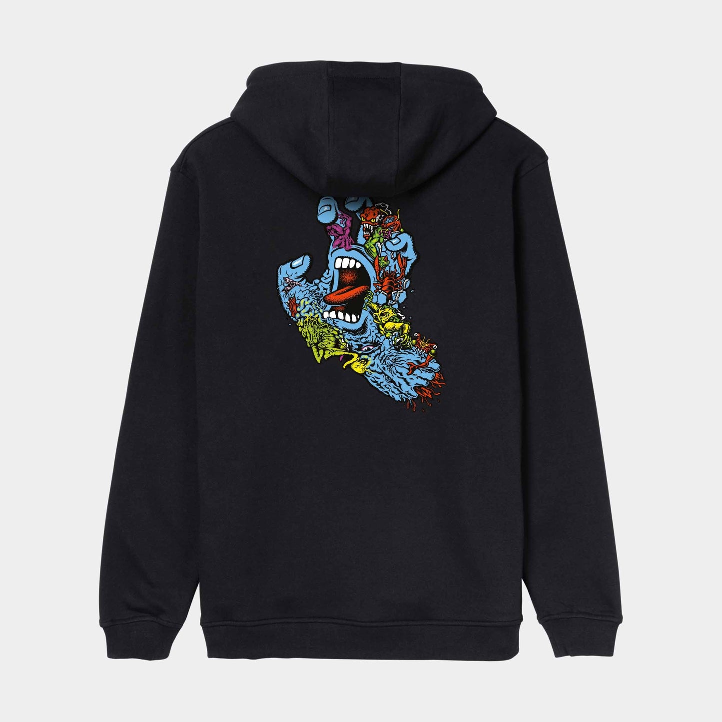 Santa Cruz Roskopp Screaming Five Hoodie Black