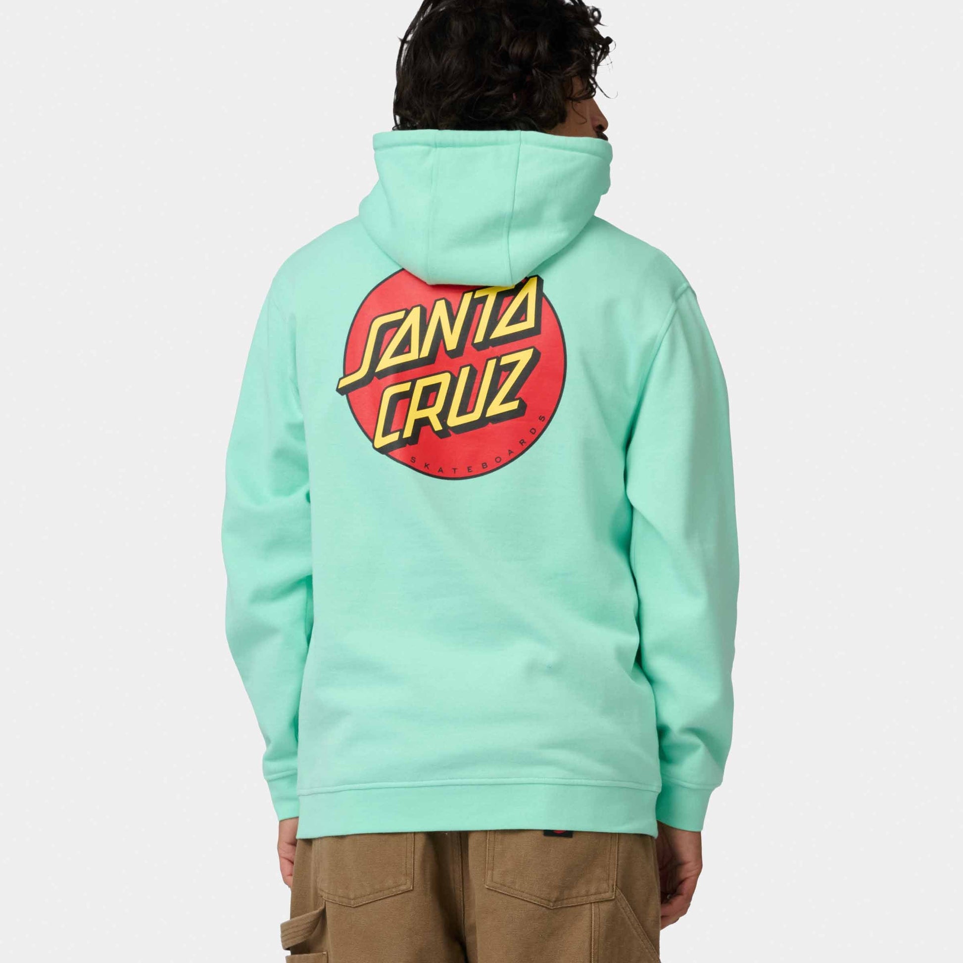 Santa Cruz Classic Dot Chest Hoodie Mint