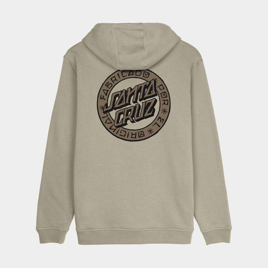 Santa Cruz Loco Dot Hoodie Stone Grey