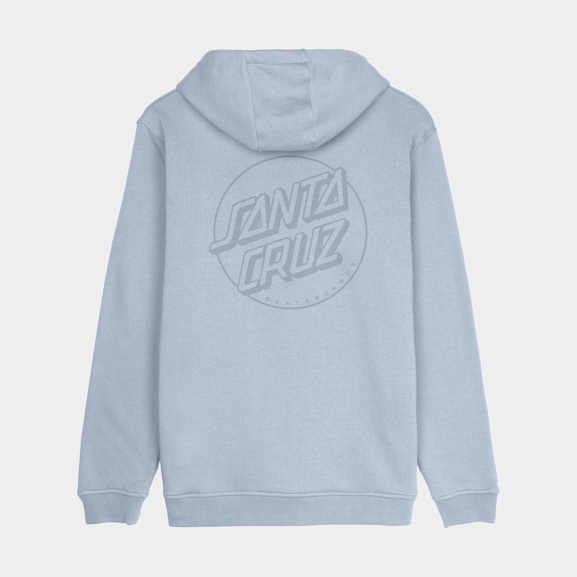 Santa Cruz Tonal Opus Dot Stripe Hoodie Fresh Blue