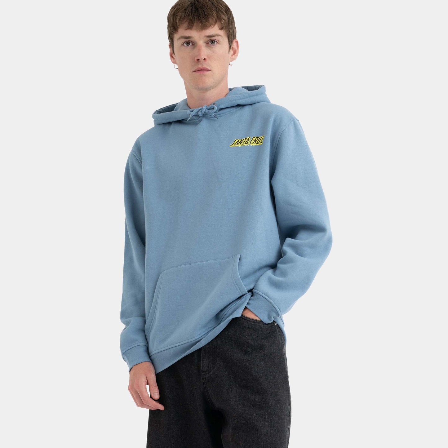 Santa Cruz Skateboards | Roskopp Cruz Control Hoodie Faded Denim