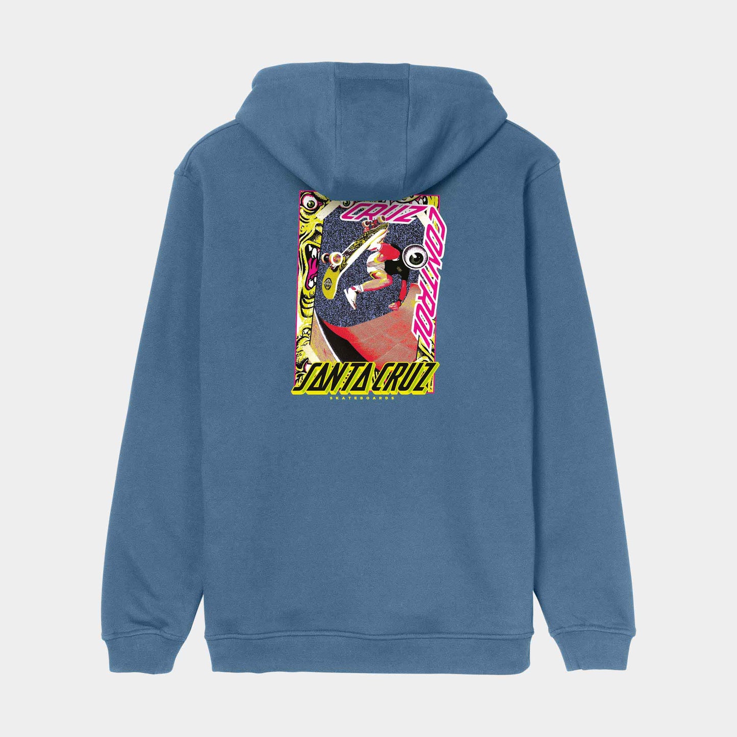 Santa Cruz Skateboards | Roskopp Cruz Control Hoodie Faded Denim
