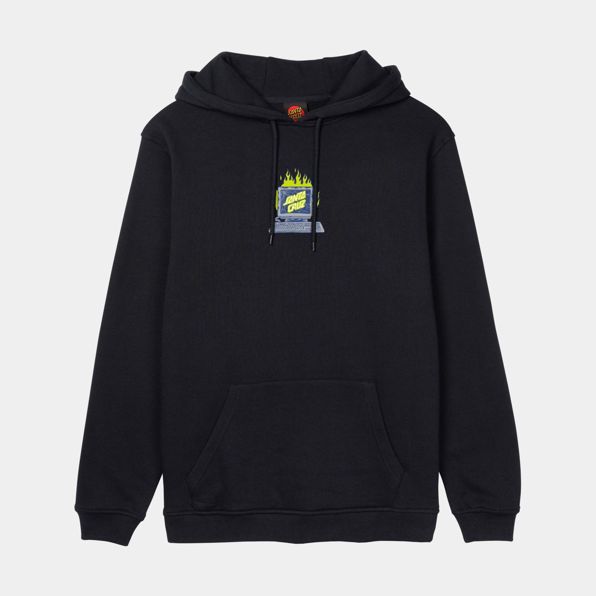 Santa Cruz Skateboards | Self Destruct Centre Hoodie Black