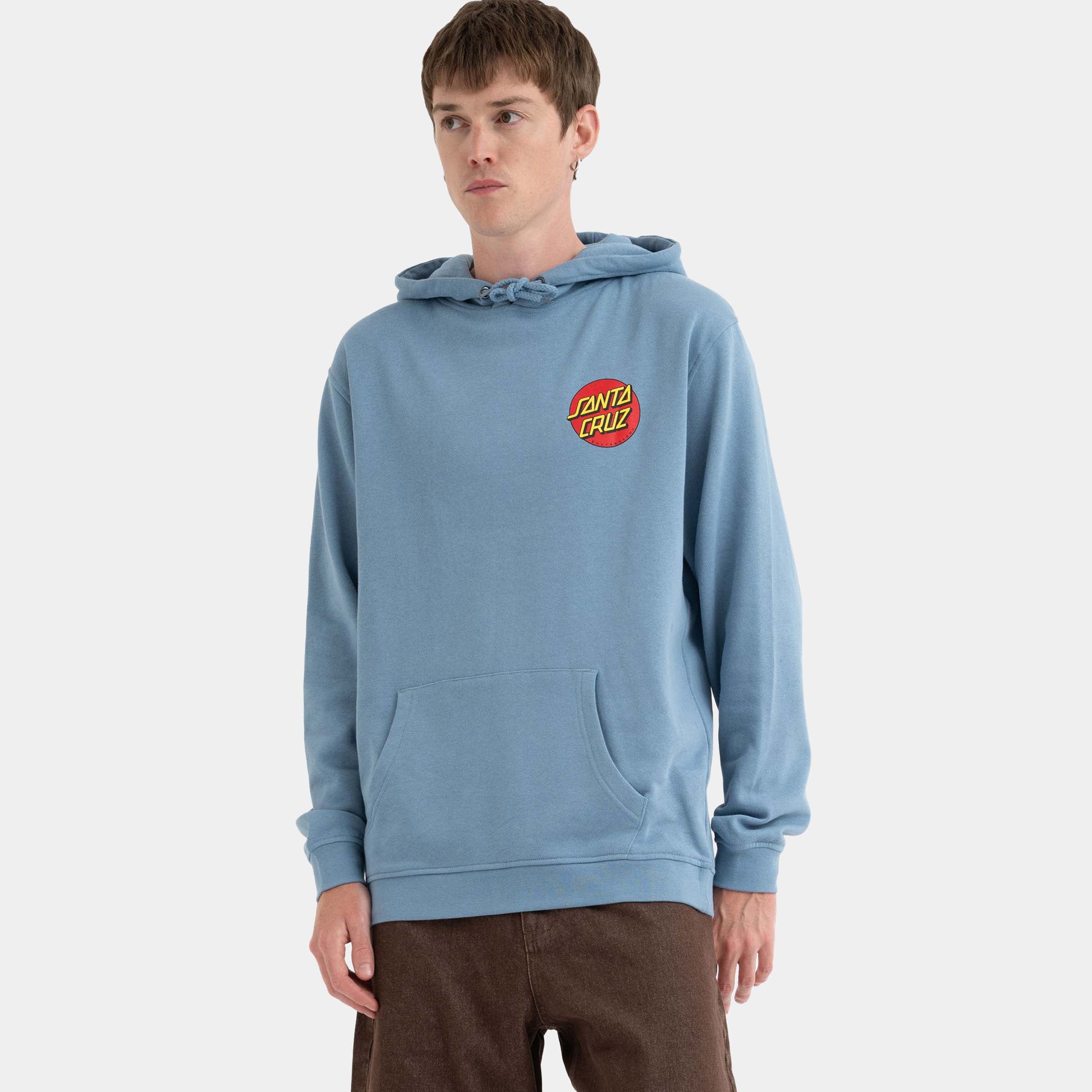 Santa Cruz Skateboards | Classic Dot Chest Hoodie - Faded Denim