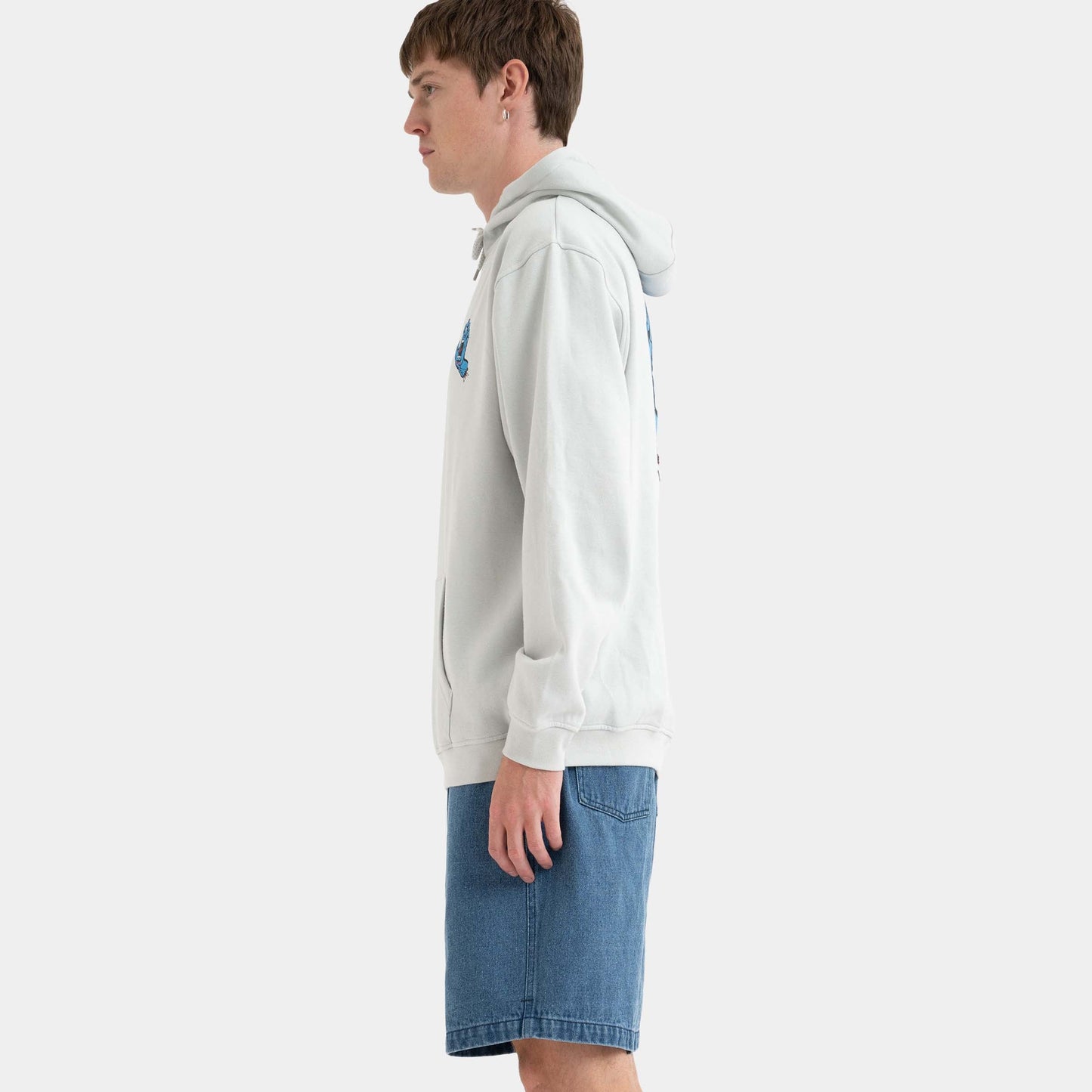 Santa Cruz Skateboards | Screaming Hand Chest Hoodie Mist