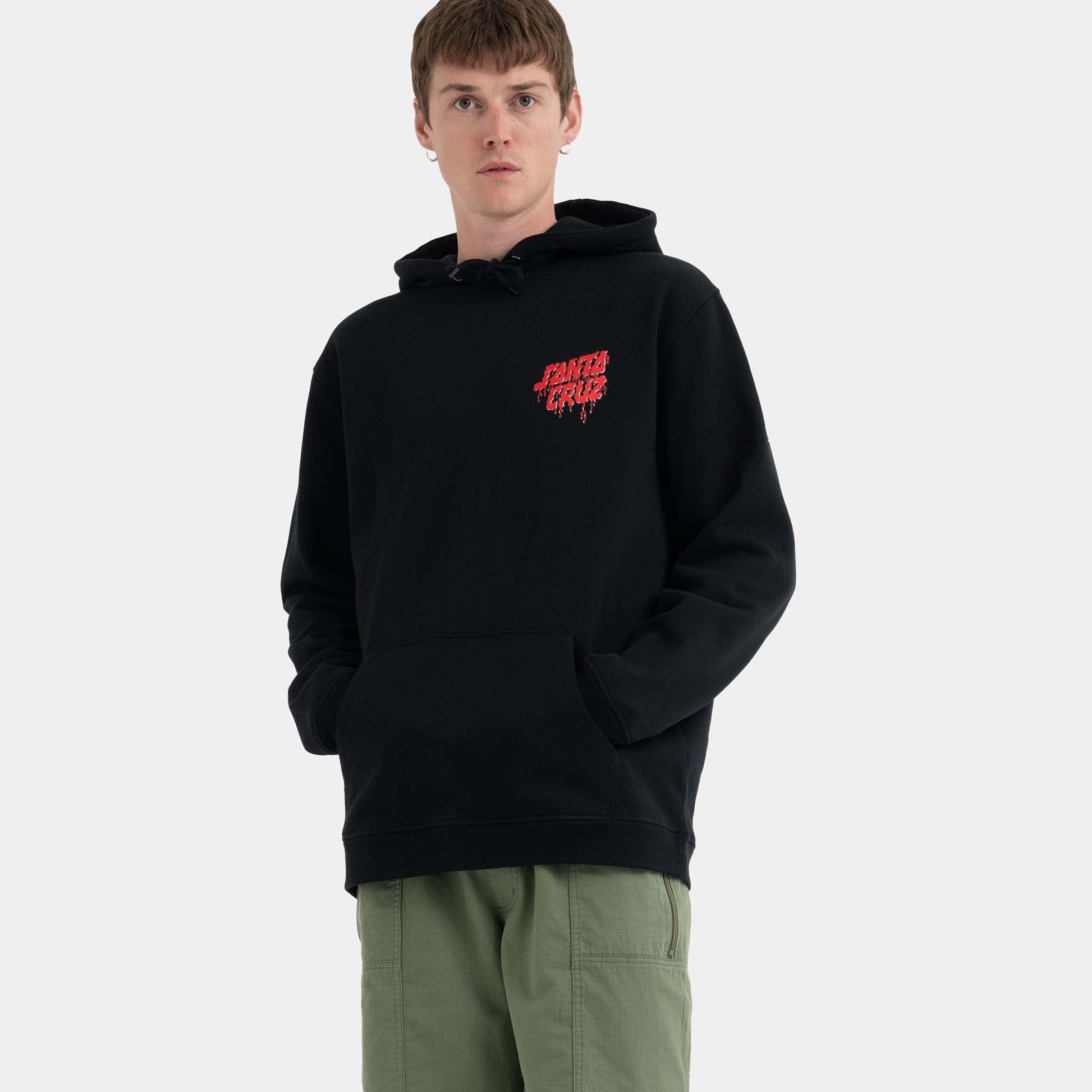 Santa Cruz Skateboards | Delfino Spotlight Dot Hoodie Black