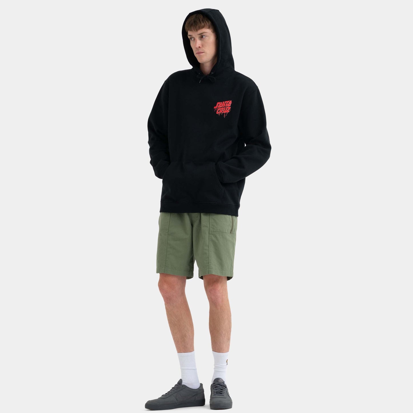 Santa Cruz Skateboards | Delfino Spotlight Dot Hoodie Black