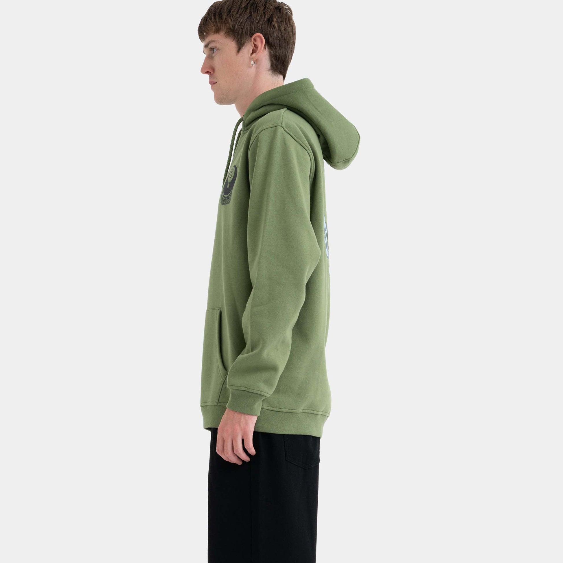 Santa Cruz Skateboards | Winkowski 8 Ball Samurai Hoodie Dill Green