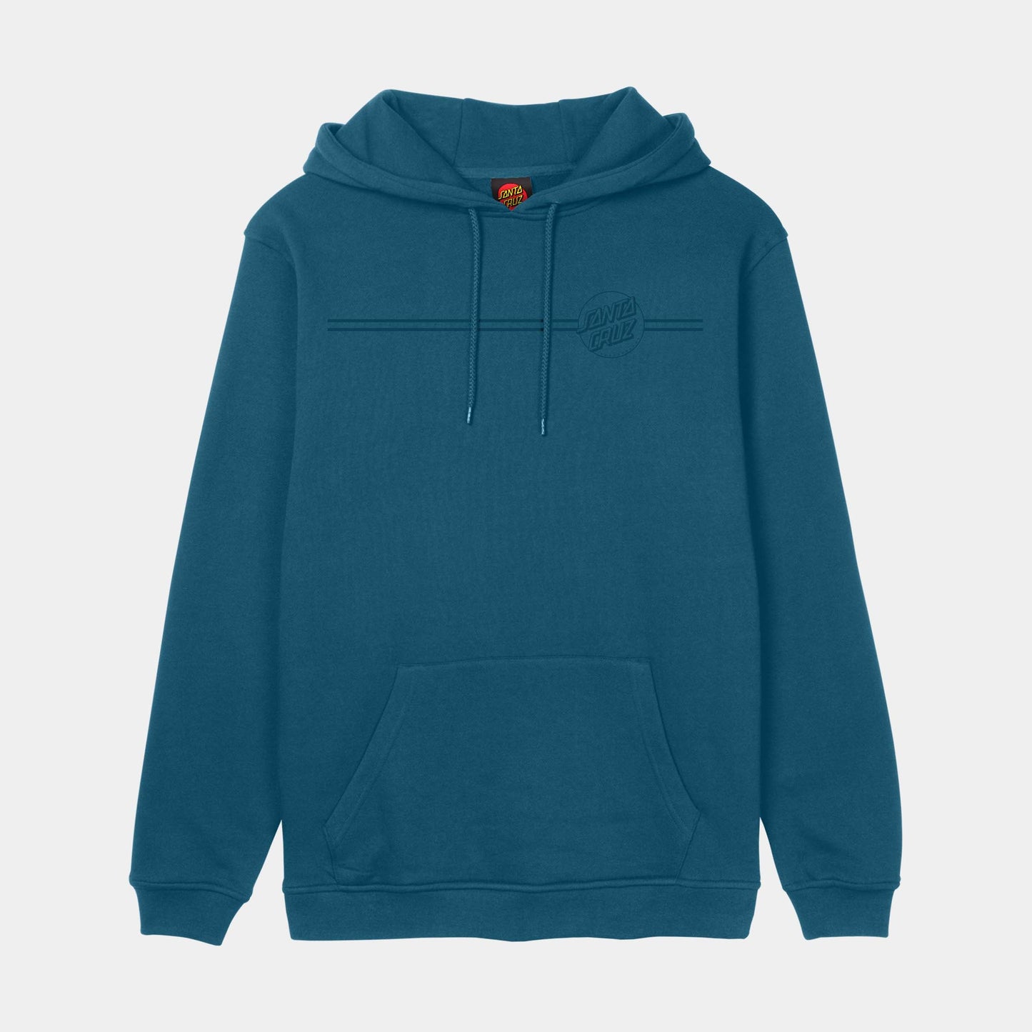 Santa Cruz Skateboards | Tonal Opus Dot Stripe Hoodie Dark Teal