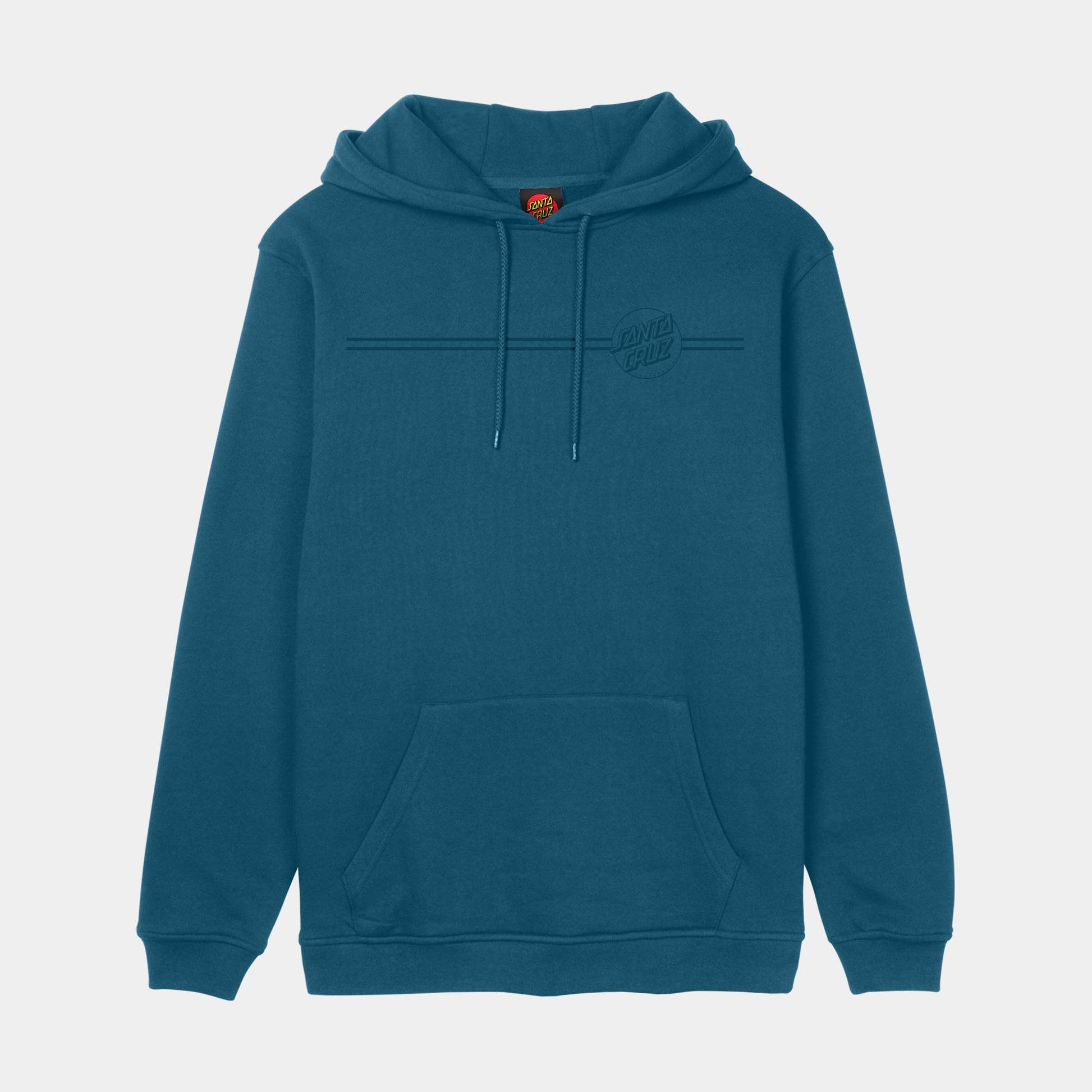 Santa Cruz Skateboards | Tonal Opus Dot Stripe Hoodie Dark Teal