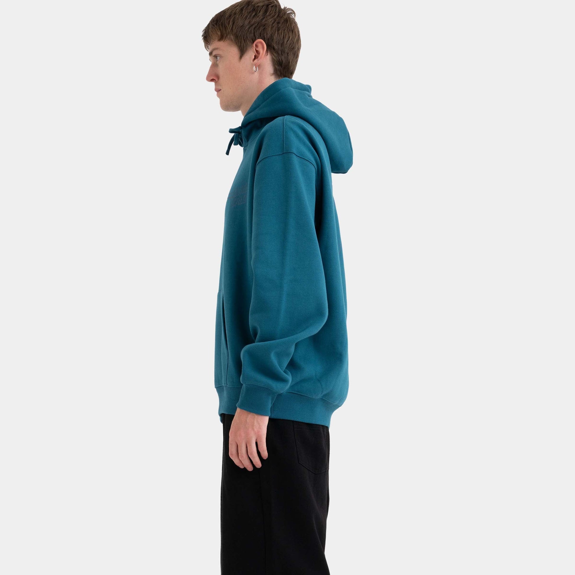 Santa Cruz Skateboards | Tonal Opus Dot Stripe Hoodie Dark Teal