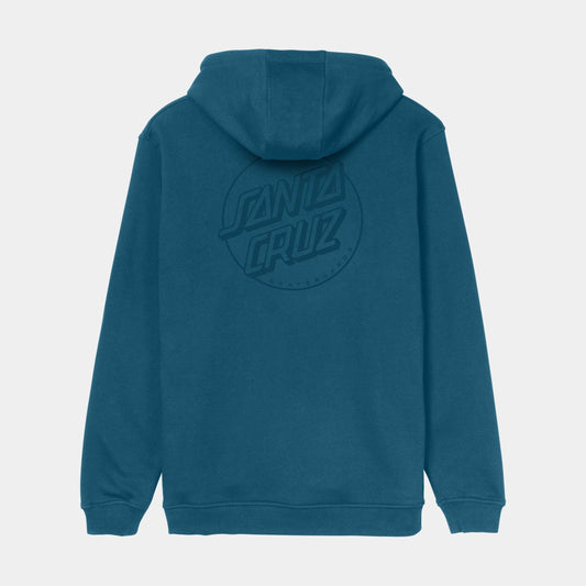 Santa Cruz Skateboards | Tonal Opus Dot Stripe Hoodie Dark Teal