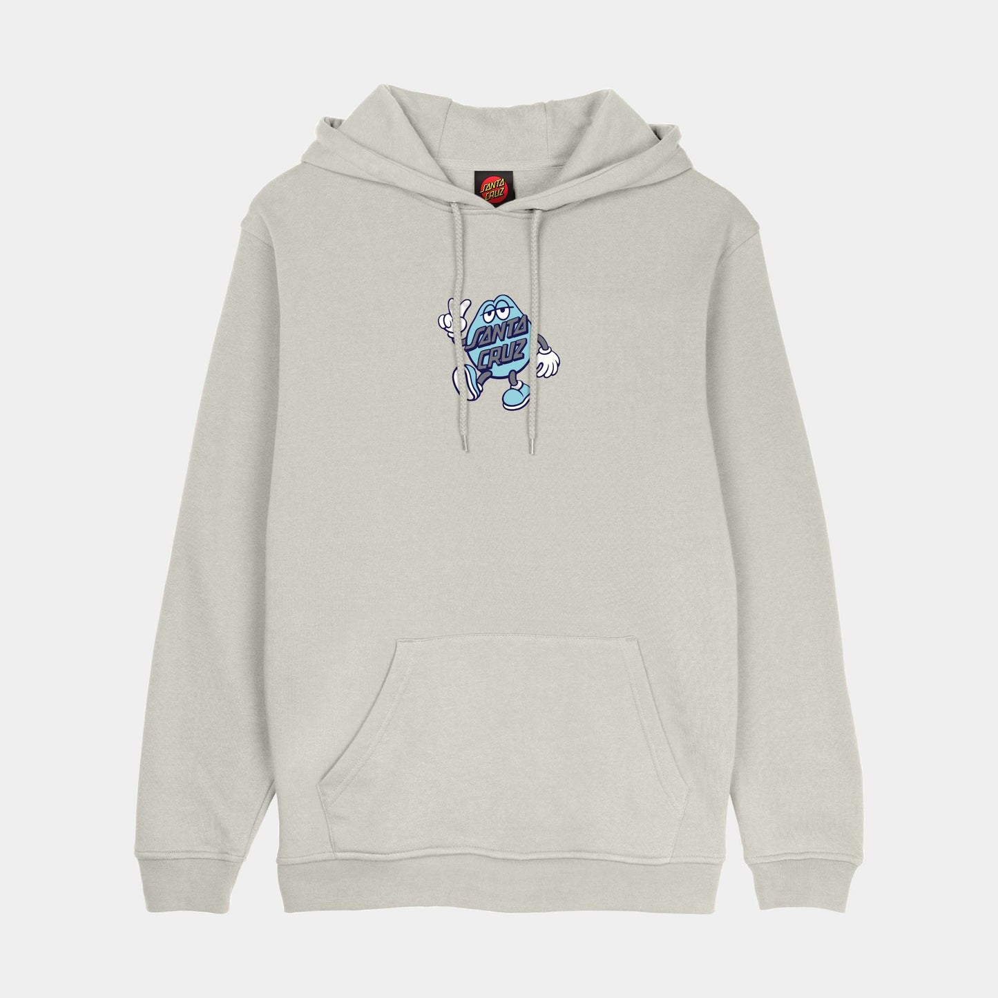Santa Cruz | Dot Guy Front Hoodie Warm Grey