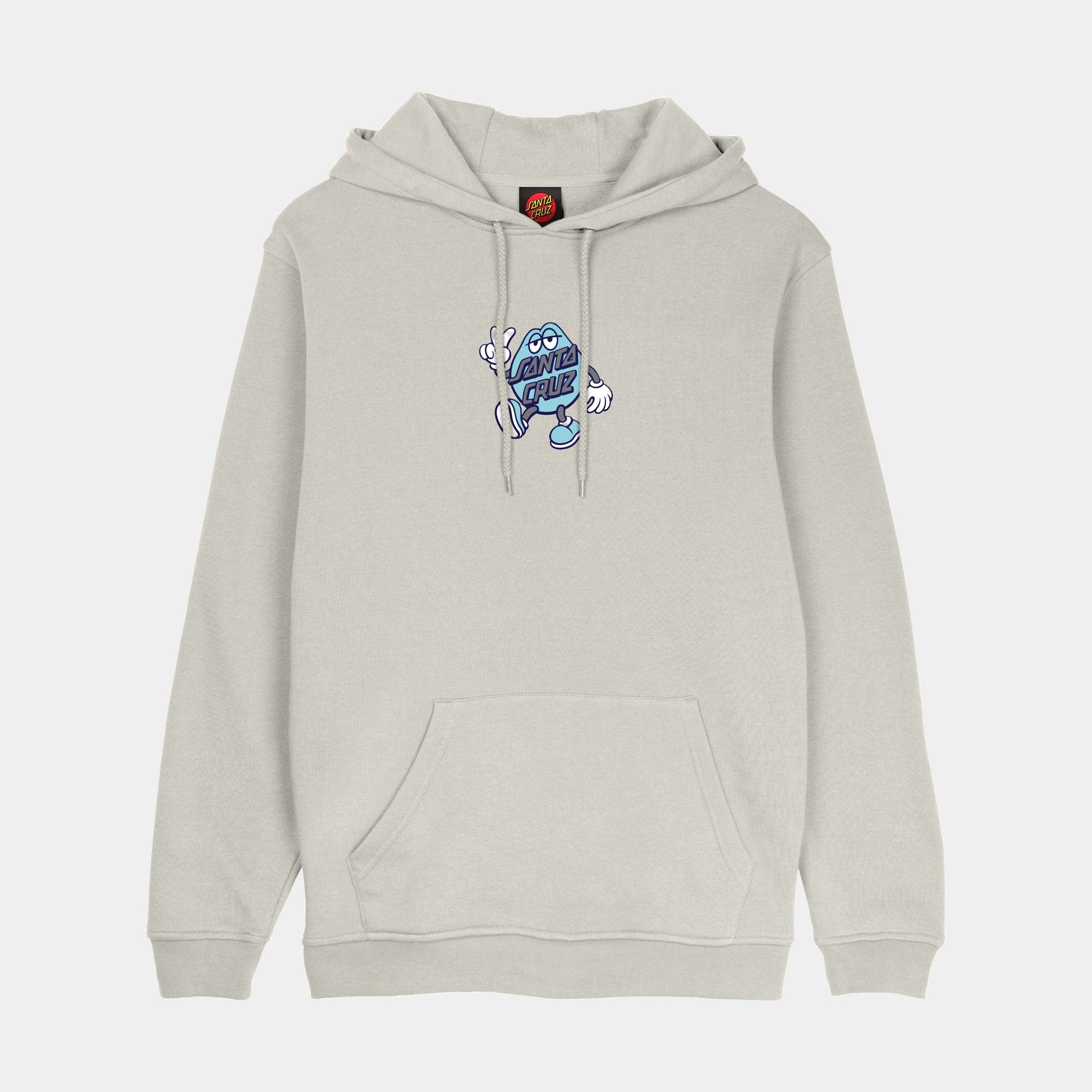 Santa Cruz | Dot Guy Front Hoodie Warm Grey