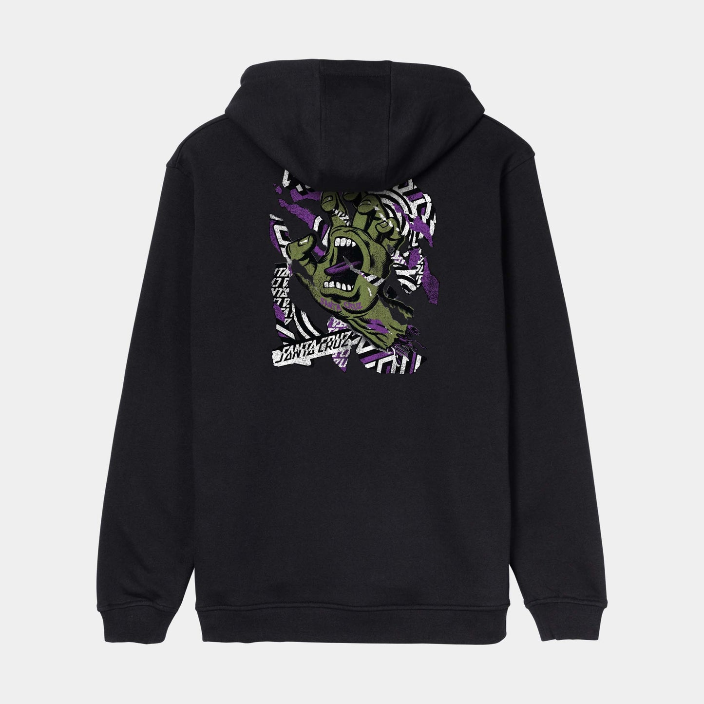 Santa Cruz | Damaged Hand Hoodie Black