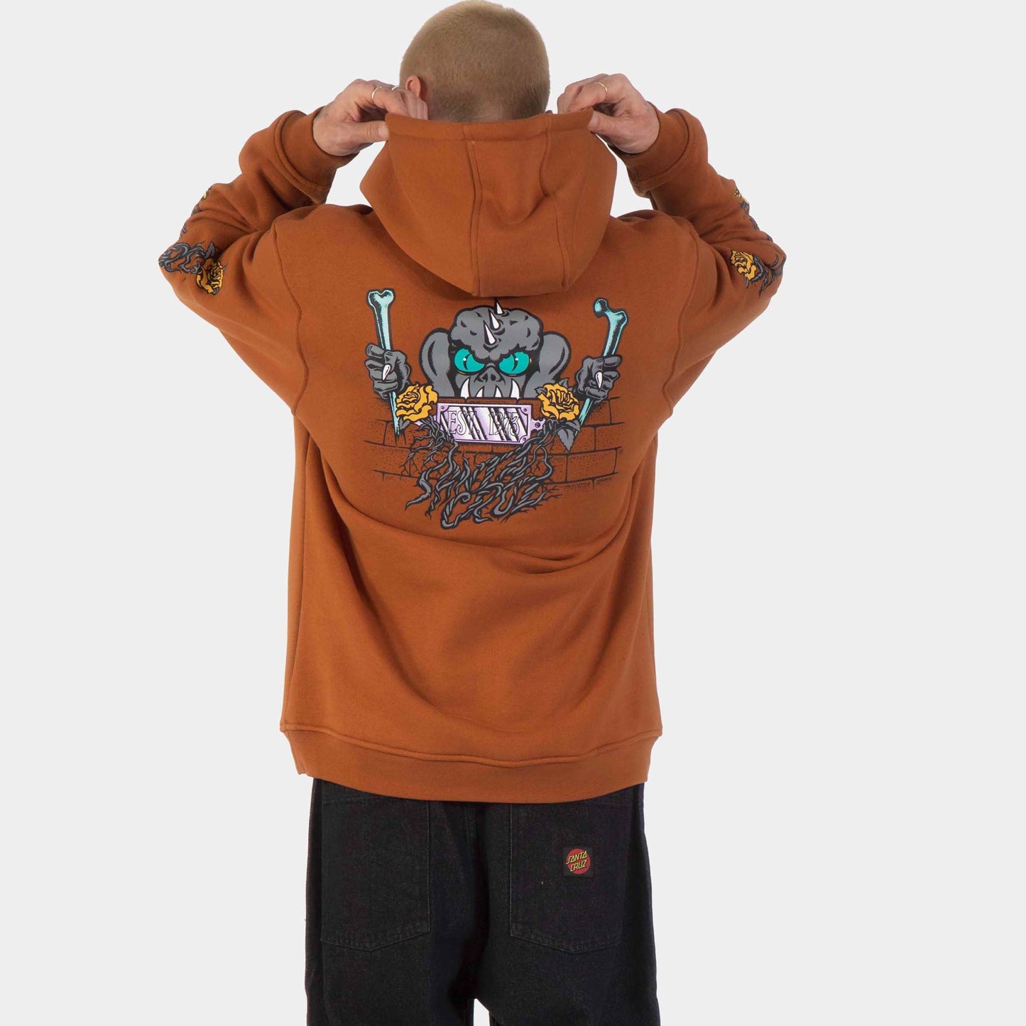 Santa Cruz | Rankine Monster Hoodie Rust
