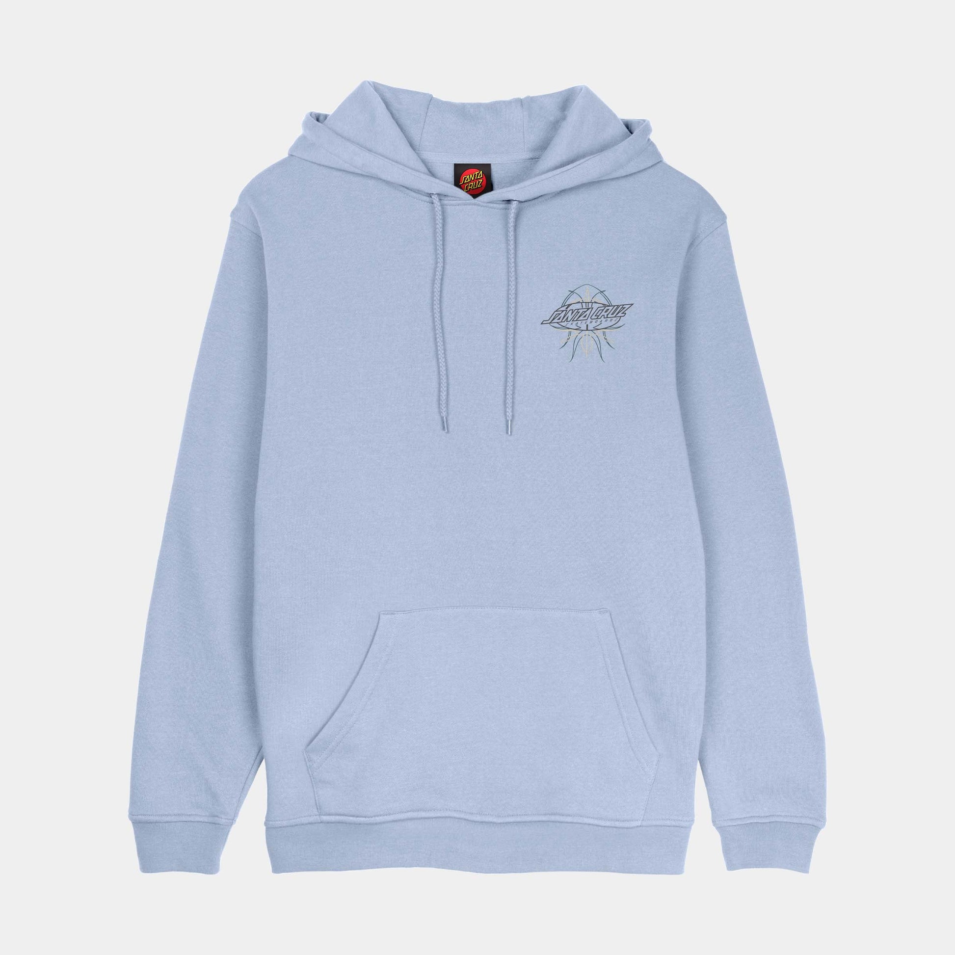 Santa Cruz | Meek Pinstripe Slasher Hoodie Ice Blue