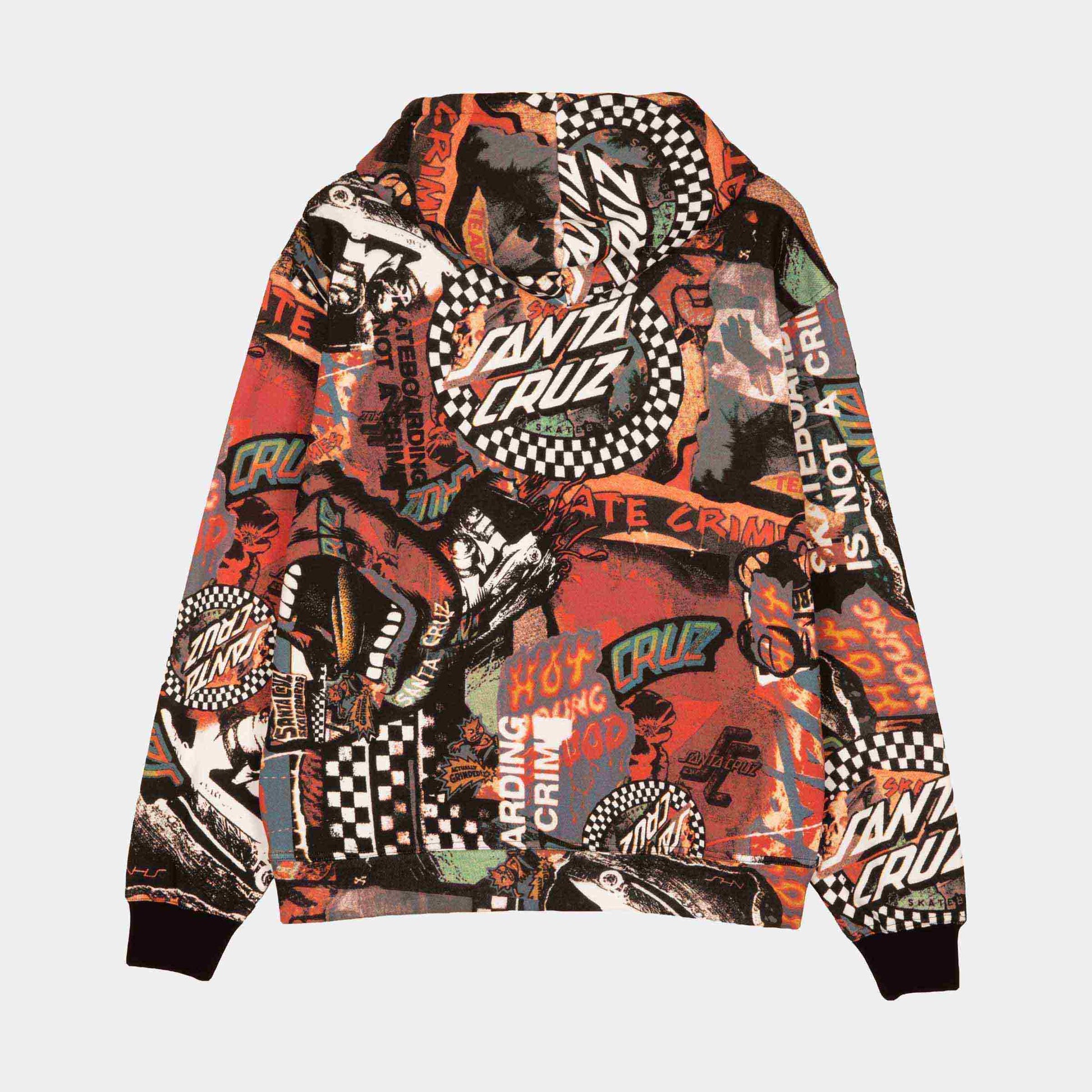 Santa Cruz Collage Zip Hoodie Multi