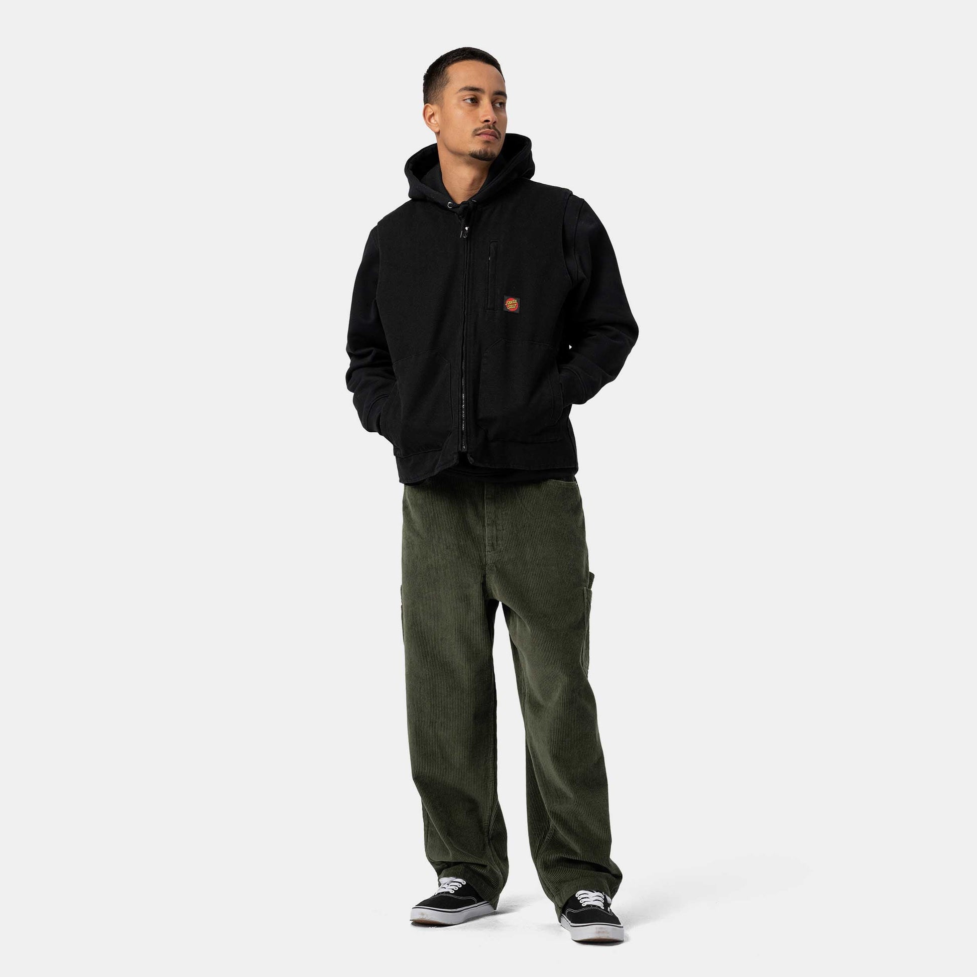 Santa Cruz Timber Vest Black