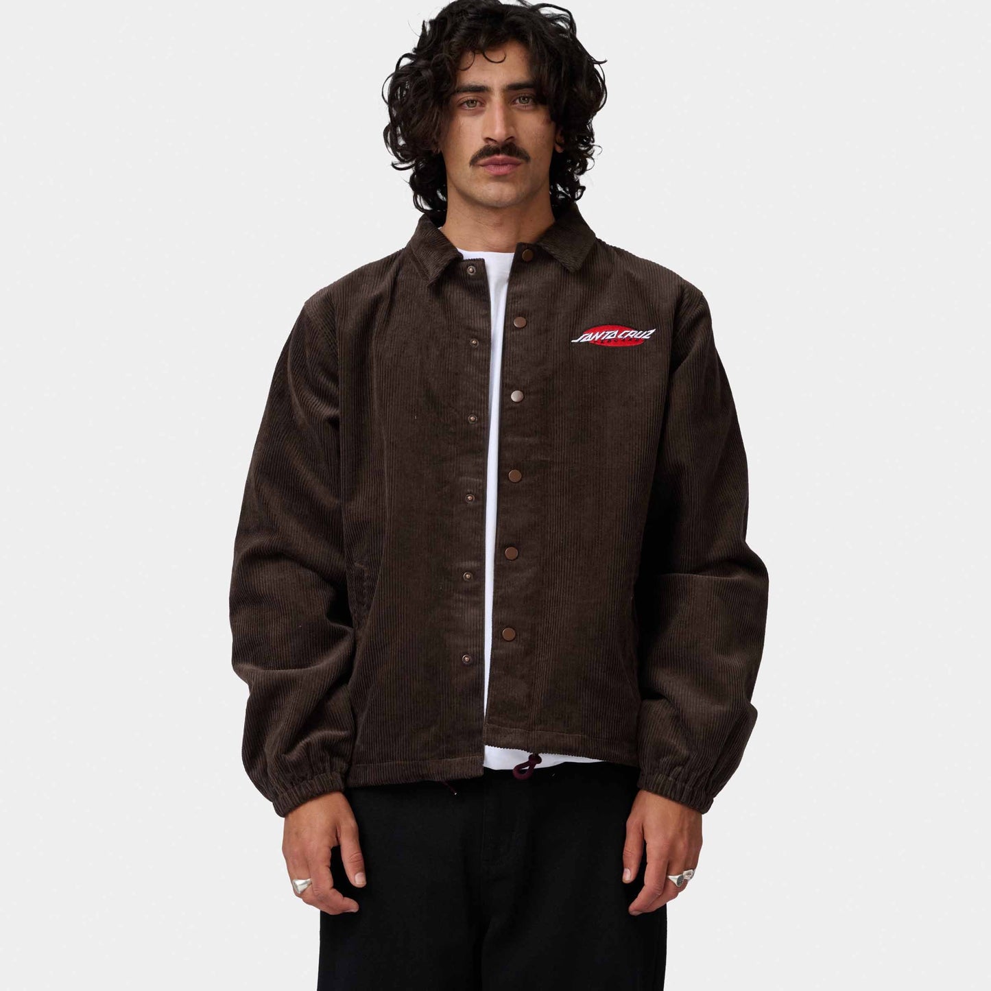 Santa Cruz Salba Voodoo Pit Coach Jacket Coffee