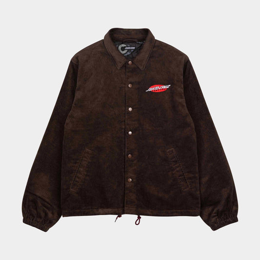 Santa Cruz Salba Voodoo Pit Coach Jacket Coffee