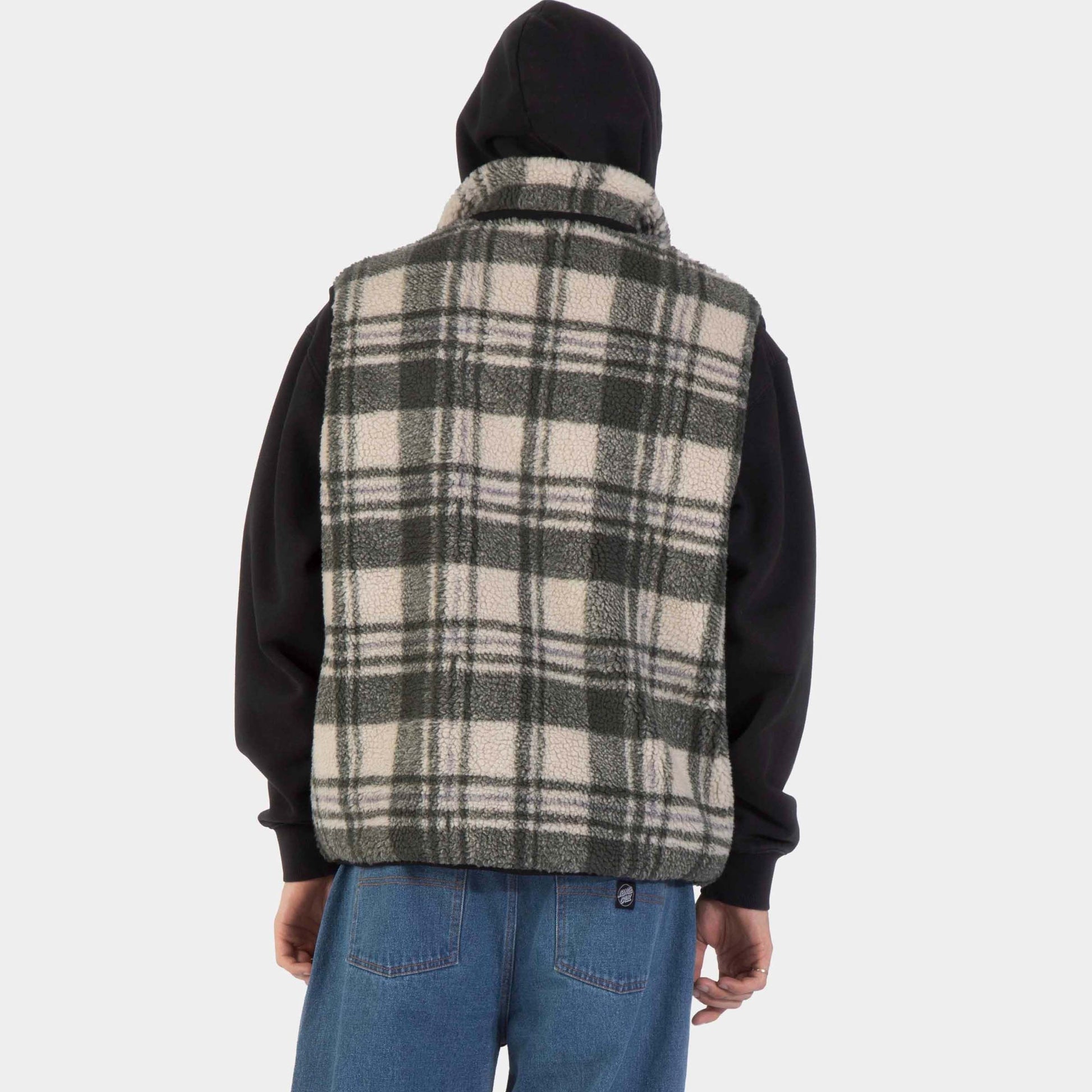 Santa Cruz | Freestyle Vest Olive Check